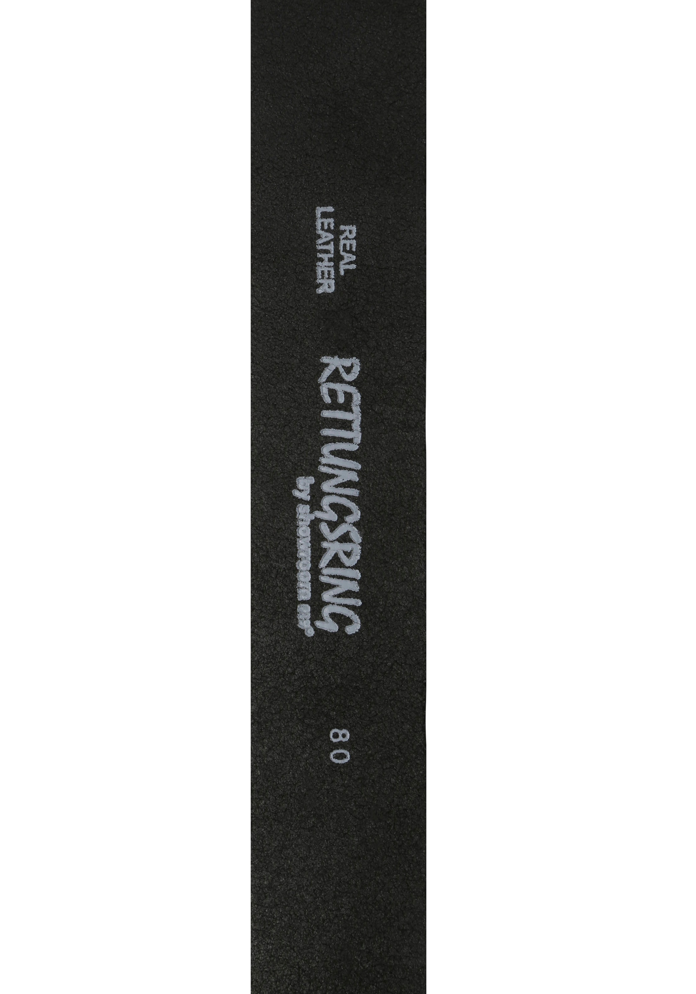 Rettungsring Gürtel Ledergürtel mit austauschbarer Schliesse »Welt Schwarz Gold«