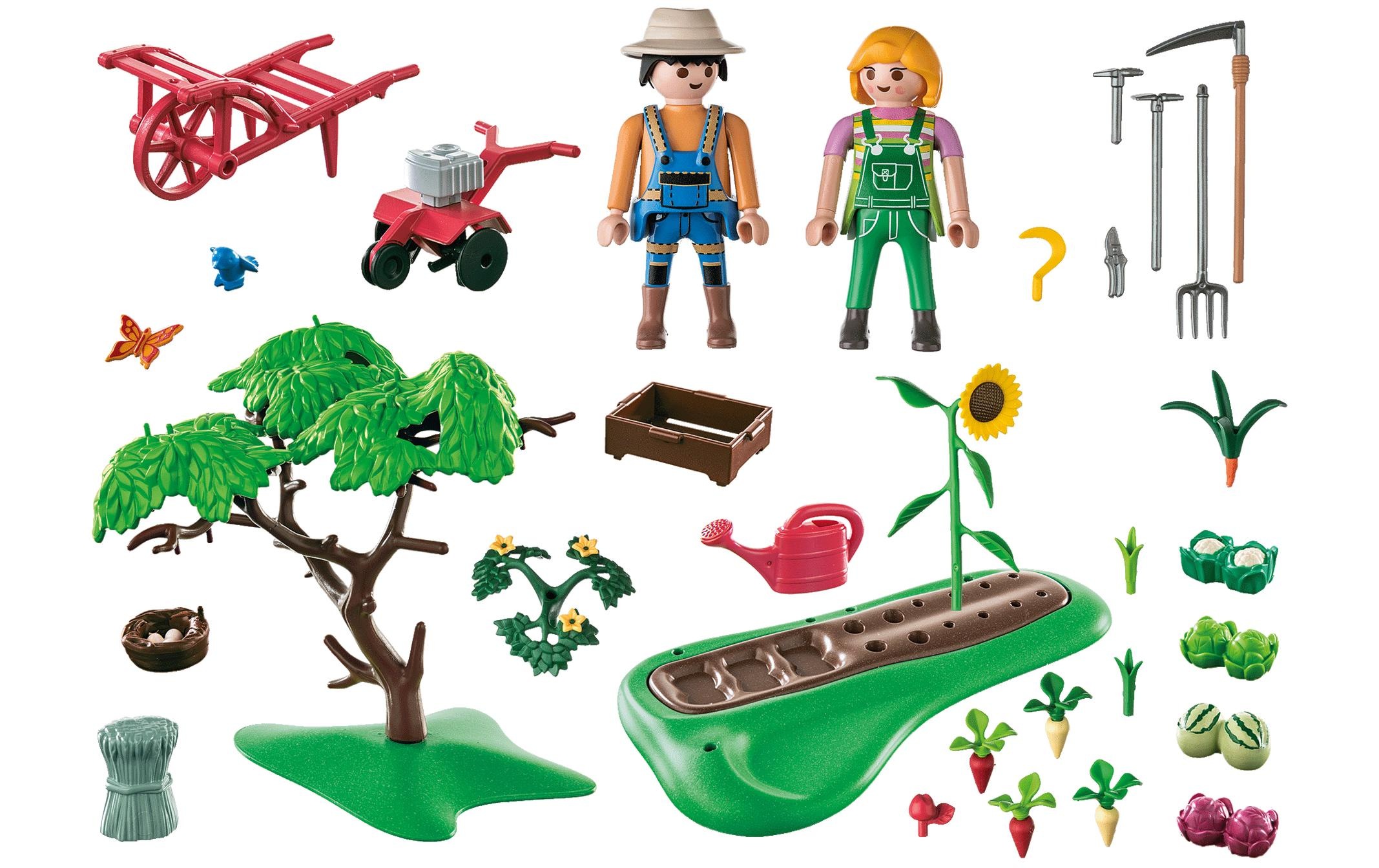 Playmobil® Spielbausteine »Country Starter Pack Bauernhof Gemüsegarten 71380«