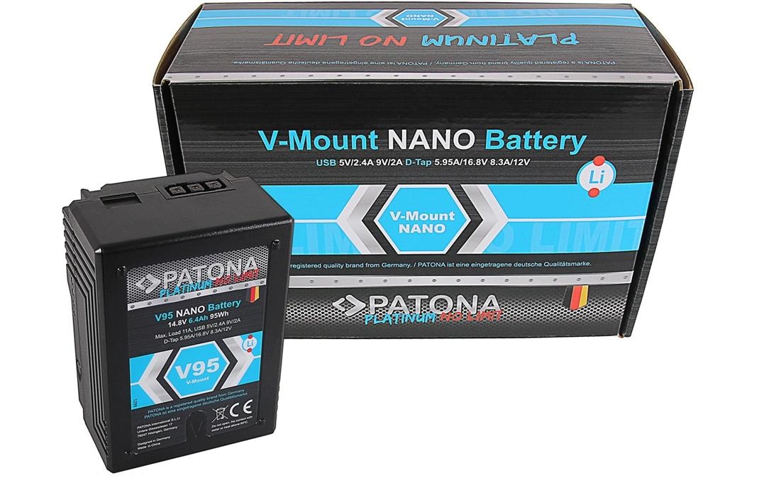   Batterie rechargeable »Patona Platinum NANO Akku für Sony DSR 600P« 6.400 mAh
