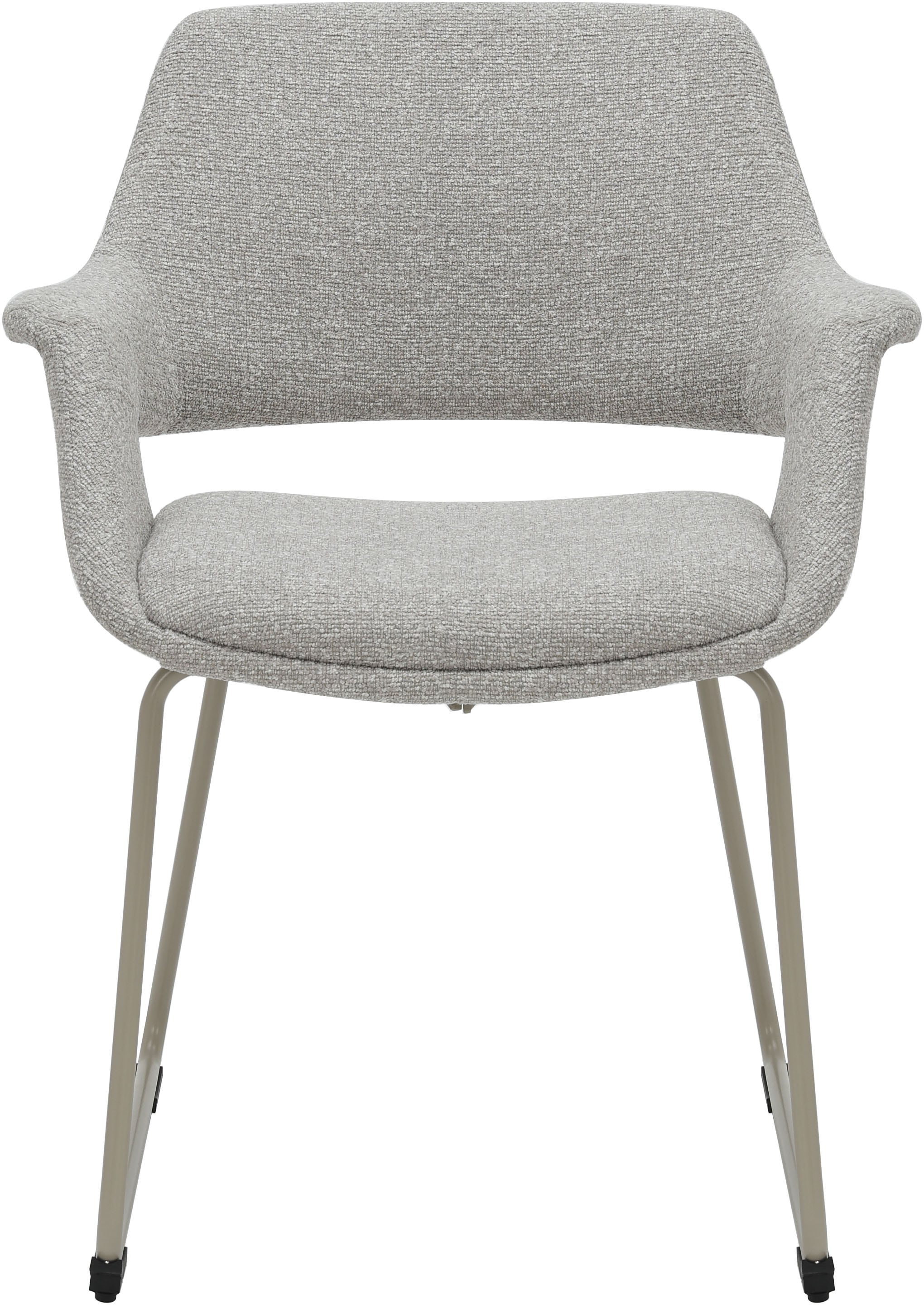 GOODproduct Chaise de salle à manger »Genna« (Ensemble) 2 cuisRevêtement en tissu facile d’entretien, structure métallique élégante, hauteur d’assise 47 cm