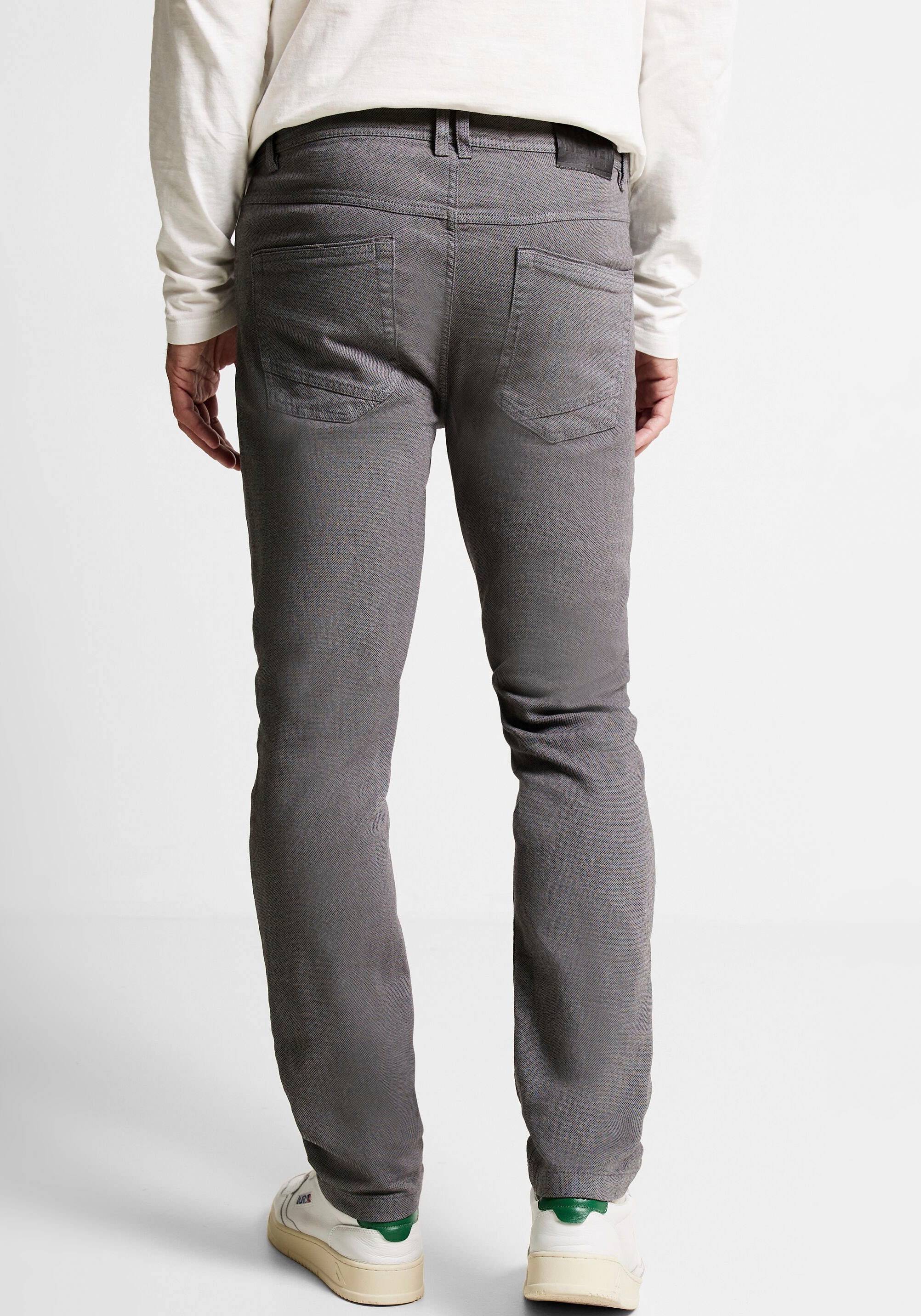 STREET ONE MEN Chinos  mit strukturierter Optik