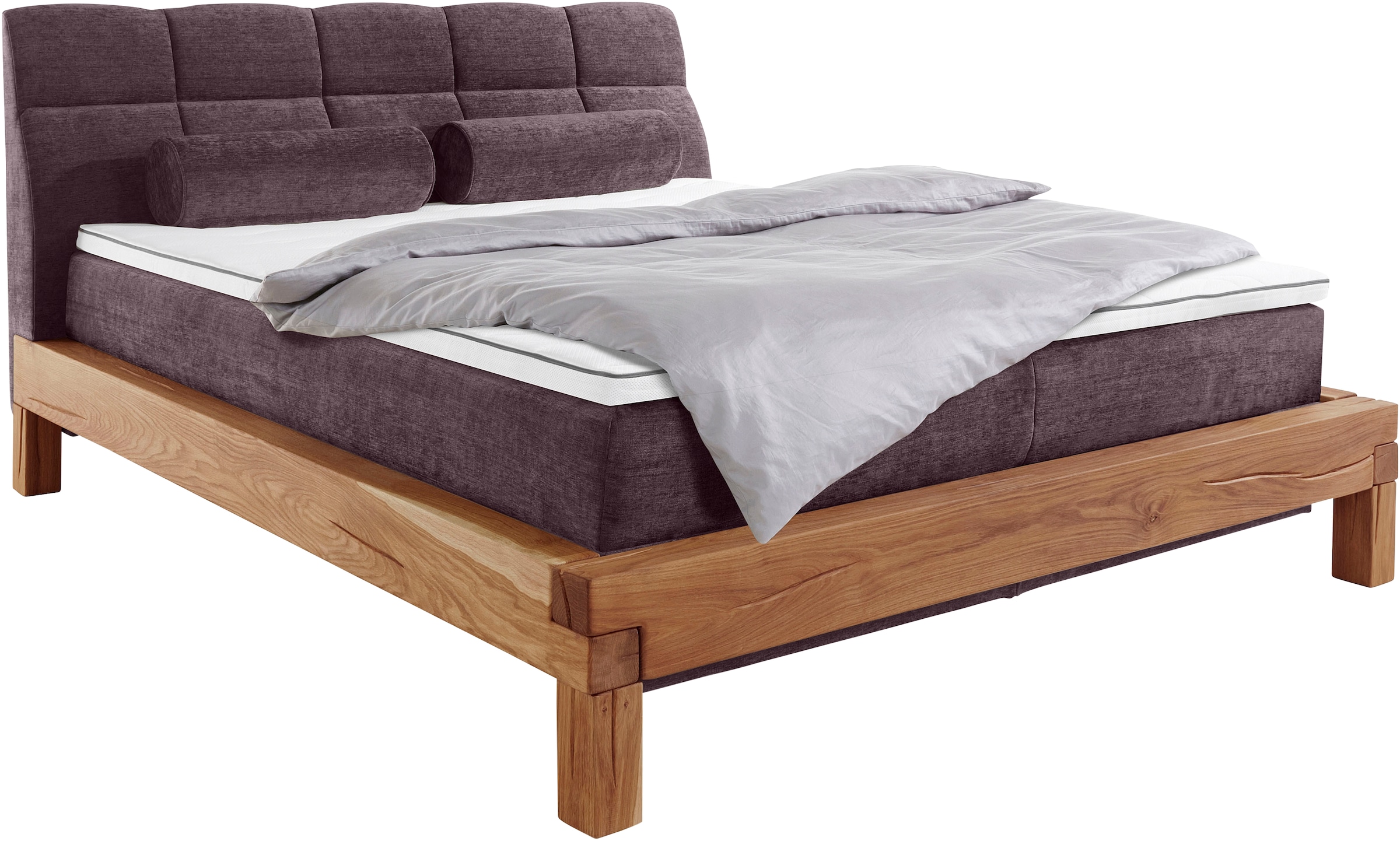 Home affaire Boxspringbett »Villads« Liegefläche: 180/200 cm, Inside-Boxspring-Unterbau, recycelte Stoffe