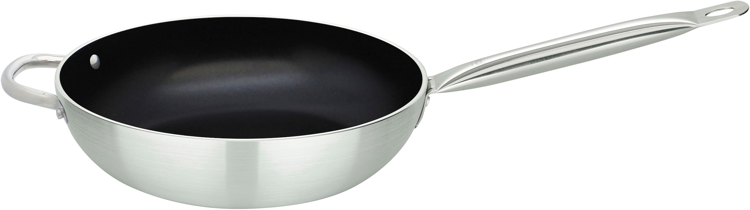 Elo Pfannen-Set »Bistro Line 3 teilig« Aluminium Set, je 1 Bratpfanne Ø 24/28 cm, 1 Wok Ø 28 cm, 3 Stk. tlg. Induktion