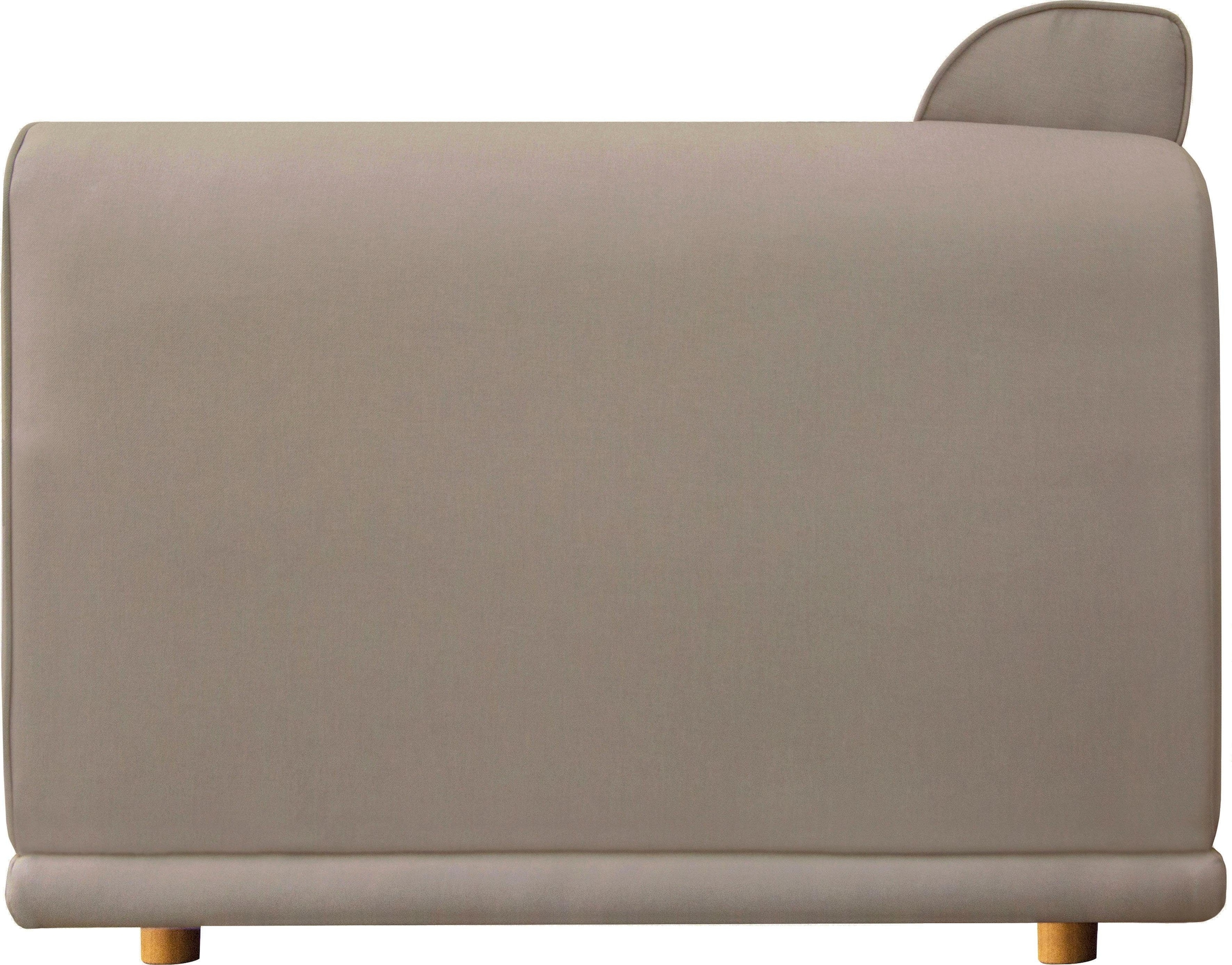 GOODproduct Canapé 2 places »Maroon Sessel« in skandinavischem Design, mit losem Kissen