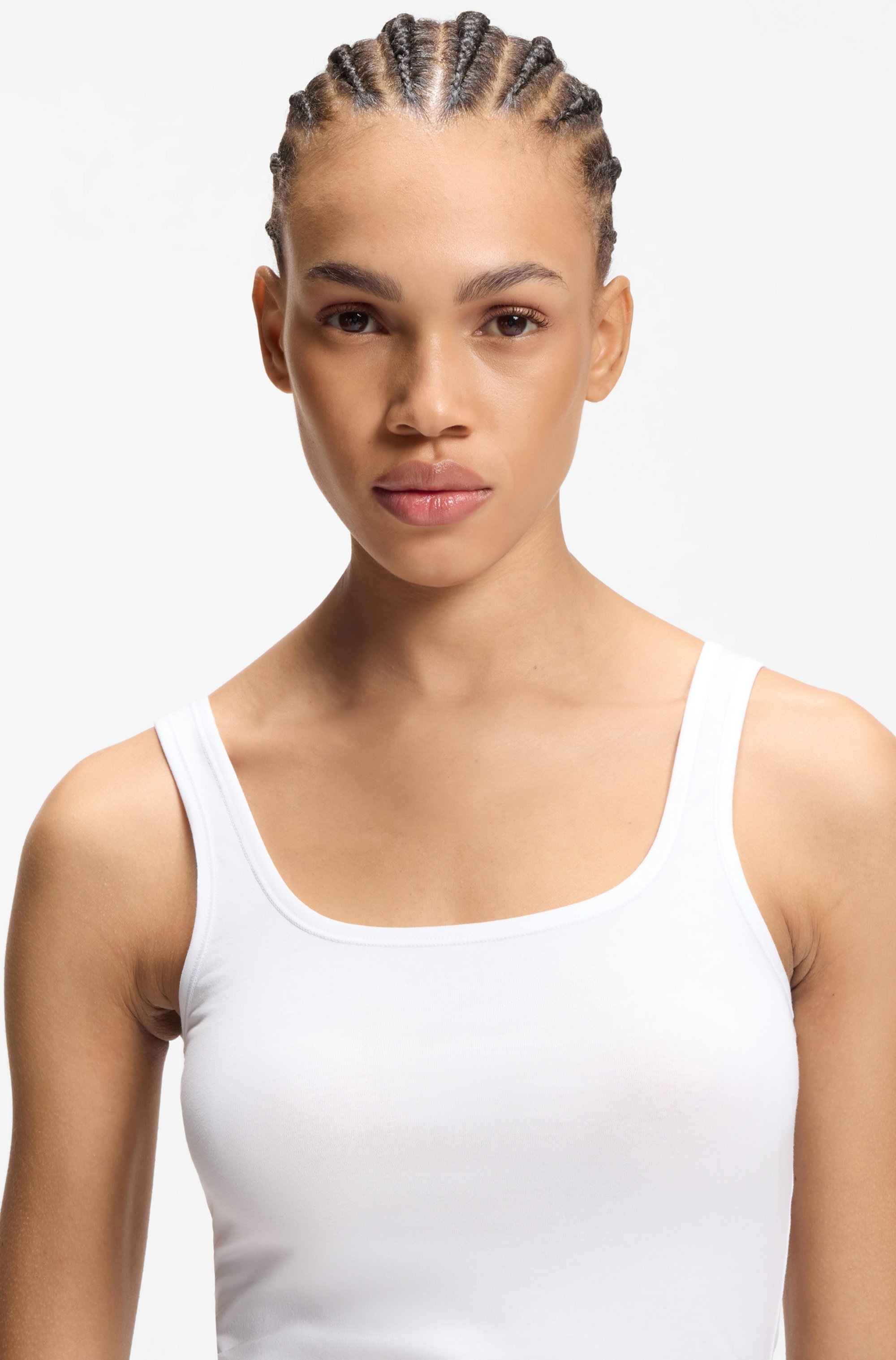 HUGO Underwear Tanktop »TWIN VEST« Packung, 2er-Pack,  mit vertikalem Logoprint