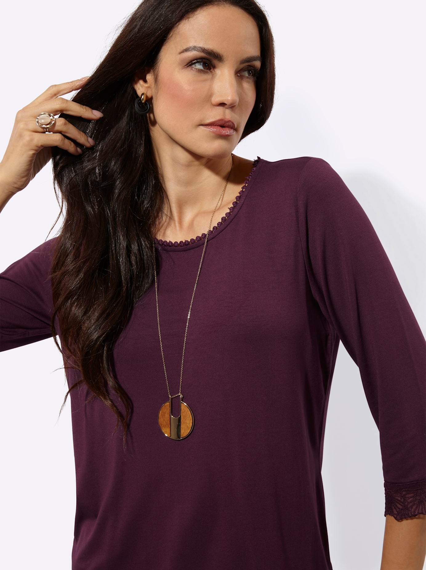creation L T-shirt à manches 3/4 »Modal-Shirt« 1