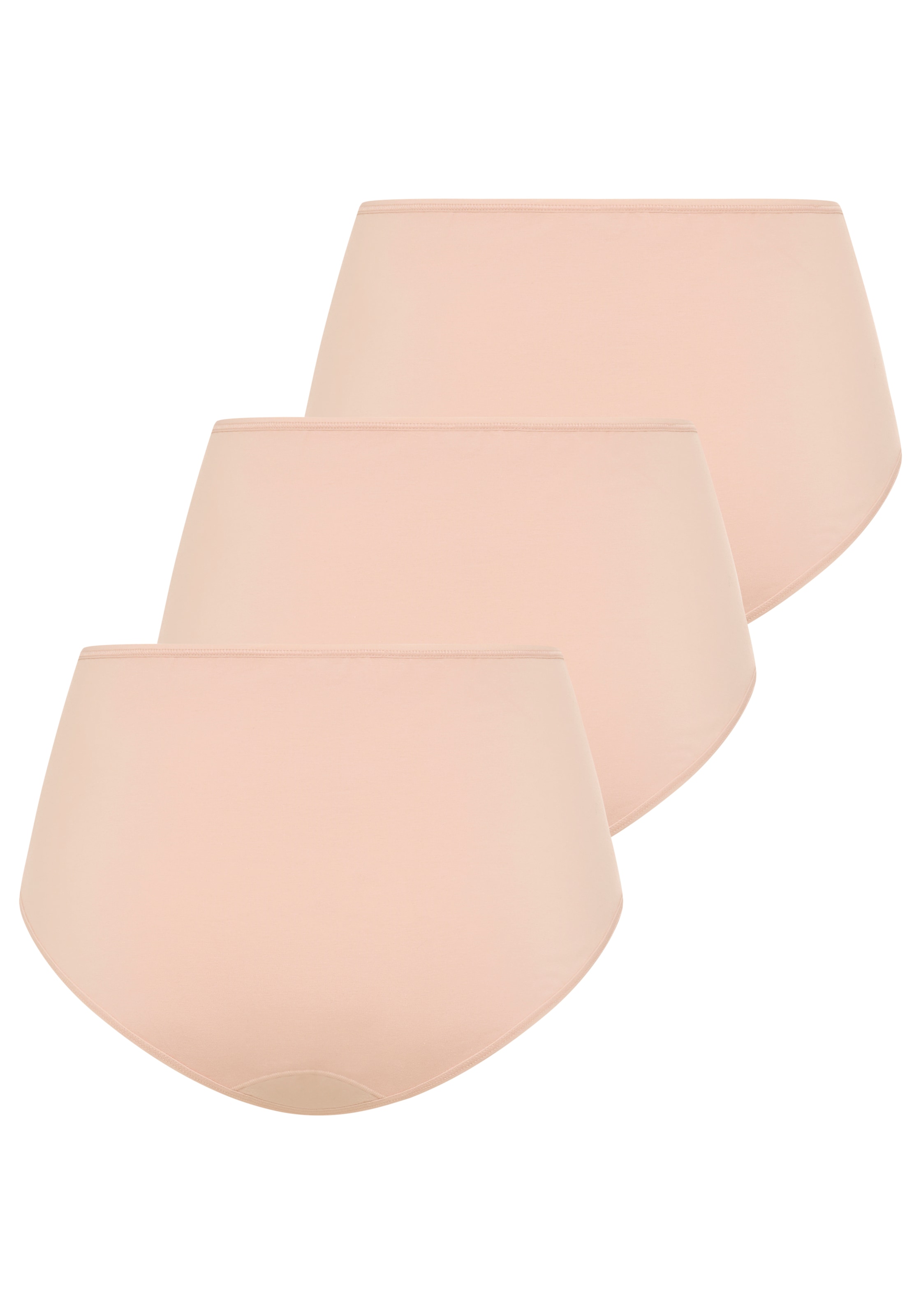 YSABEL MORA Culotte haute 3er Pack,  Spitze, elastisch, weich, formend, Baumwollmix