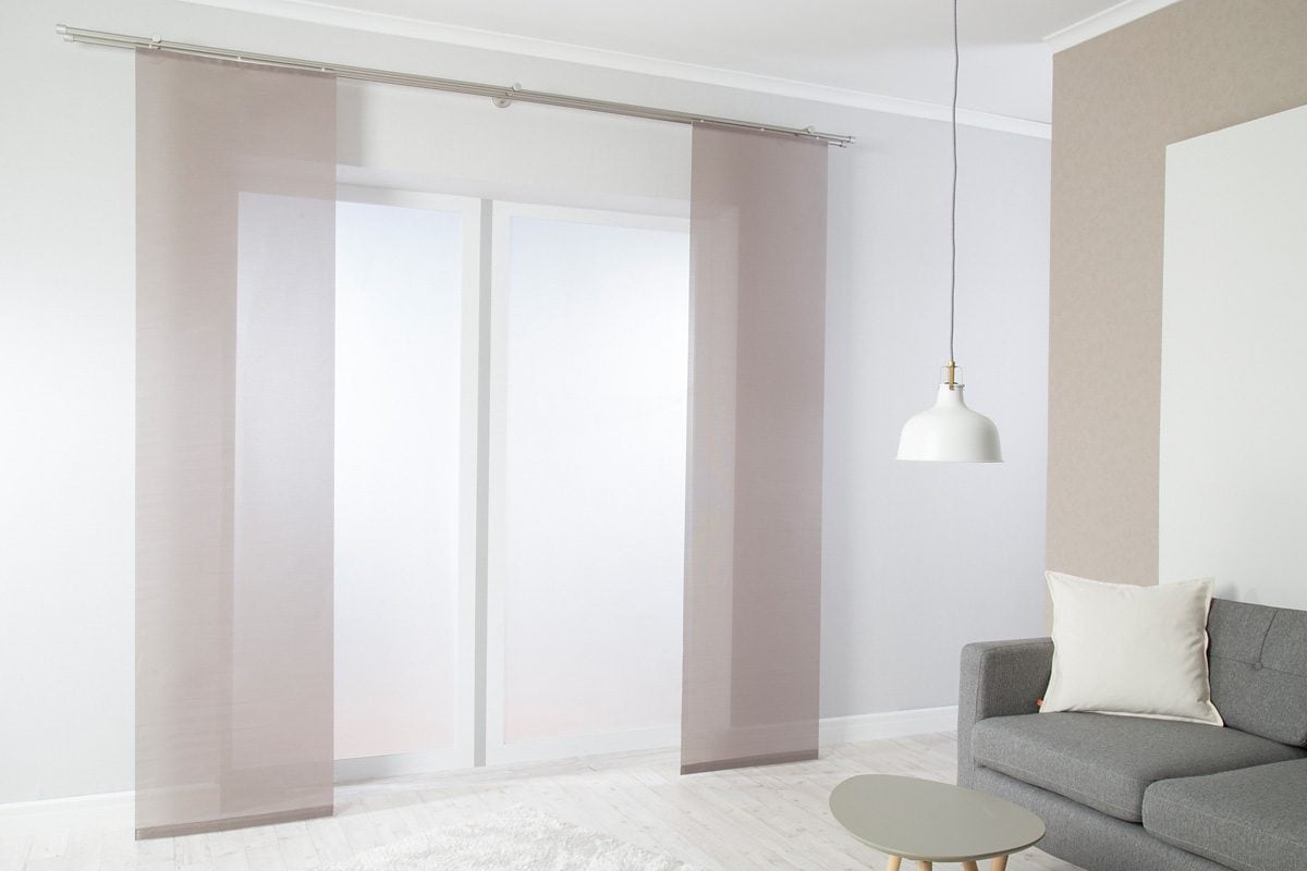 HOMING Schiebegardine »Manhattan« Klettband 1 Stk. tlg. modern, Wohnzimmer, Schlafzimmer