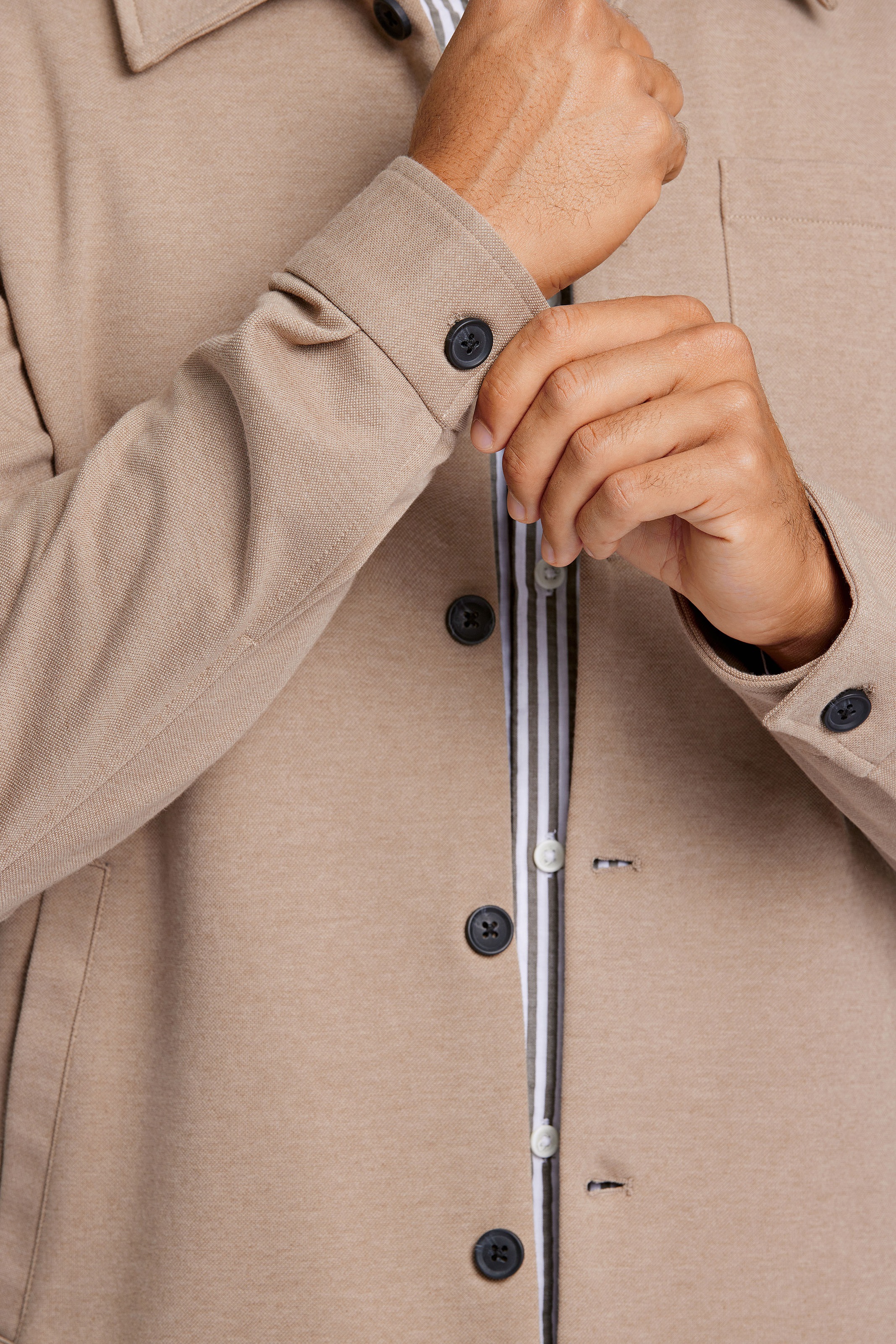 LINDBERGH Veste chemisier ohne Kapuze mit Brusttasche und Eingrifftaschen