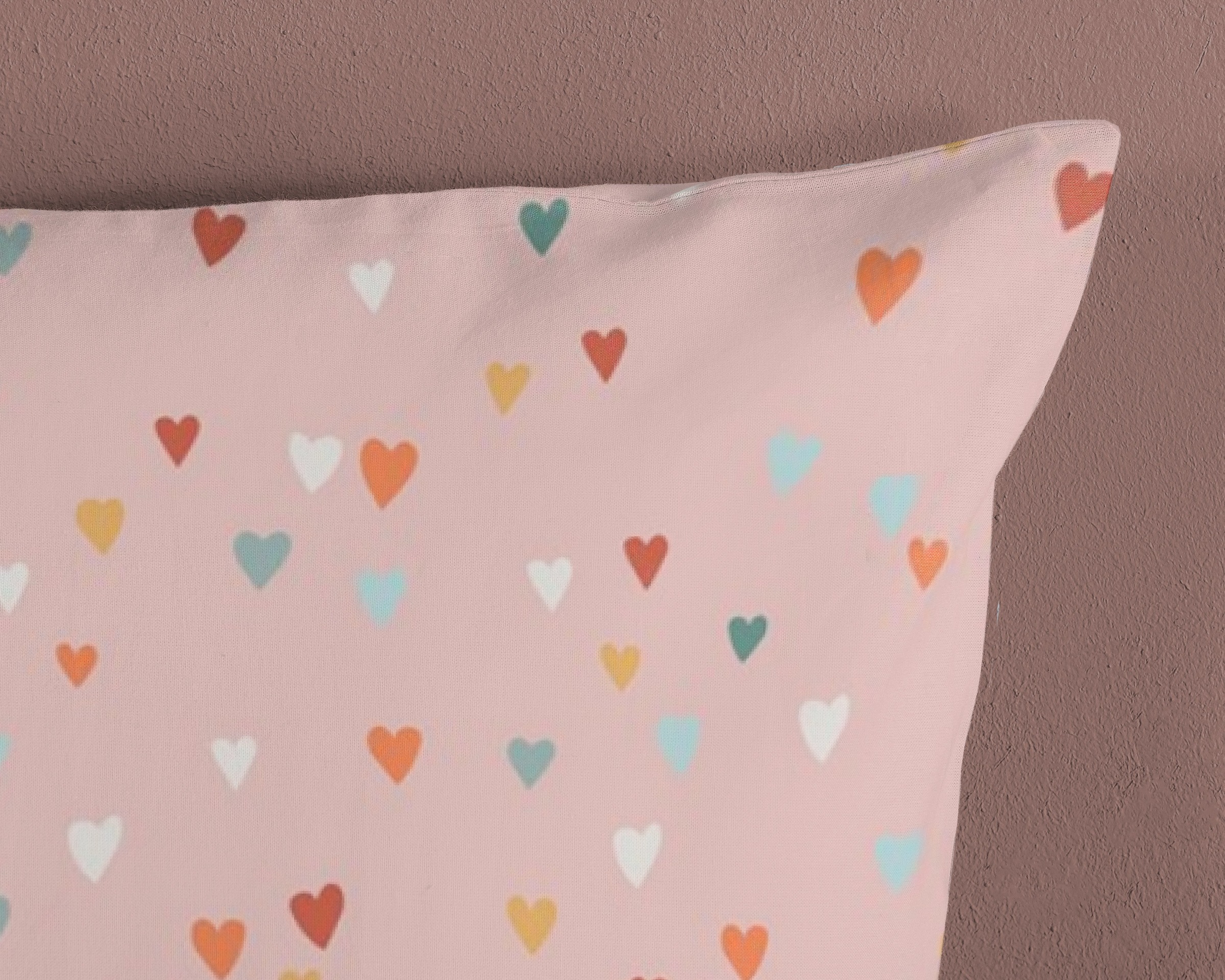 good morning Babybettwäsche »Louie« 2 Stk. tlg. Baumwolle, Renforcé, Wendeoptik, Baby, Kind, Mädchen, Regenbogen, Rosa