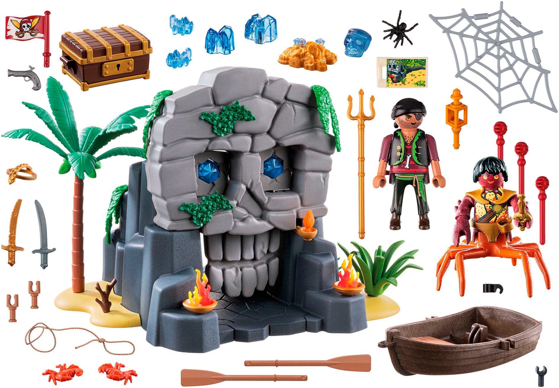 Playmobil® Konstruktions-Spielset »Totenkopfinsel (71531), Pirates« Made in Europe
