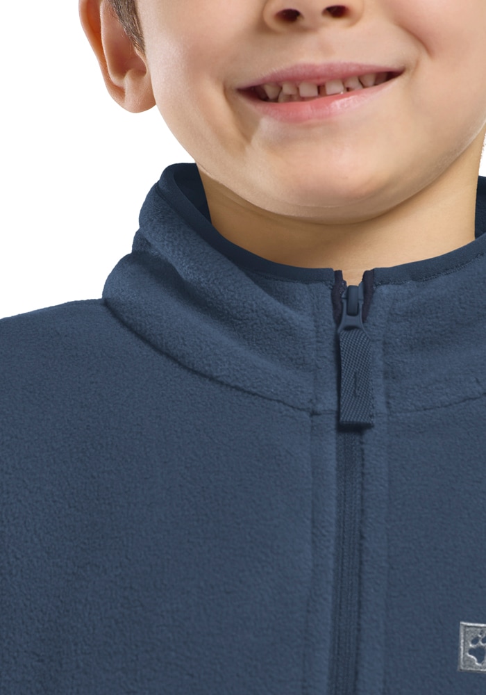 Jack Wolfskin Fleecejacke »TAUNUS JACKET K« Winddicht, wärmend, atmungsaktiv, Übergangsjacke, für Kinder