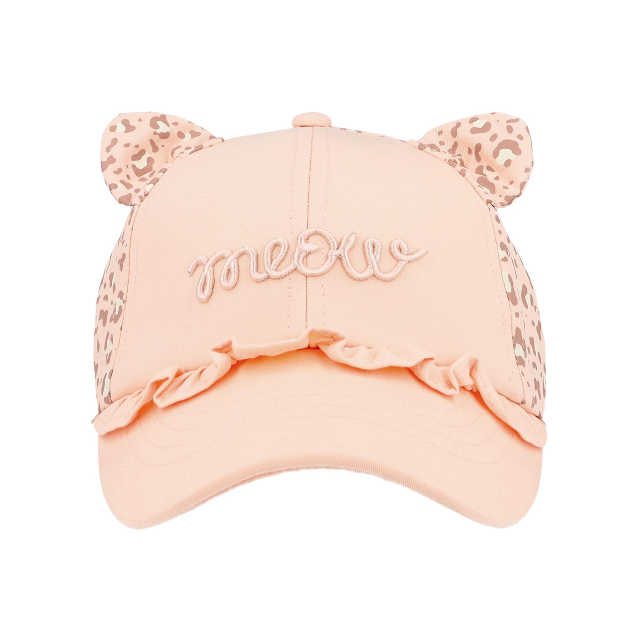 MAXIMO Casquette de baseball mit Animal-Print, mit Öhrchen, mit 3D-Stickerei, Baumwolle