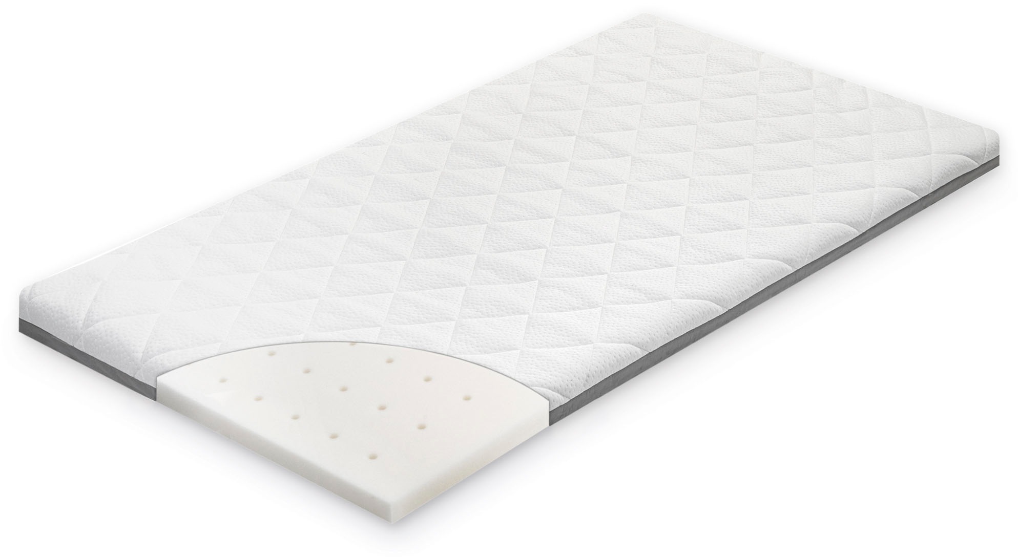 Julius Zöllner Matelas pour enfants »Travelsoft Premium, Matratze 120x60 cm Ideal für Reisen!« 5 cm hoch 1 cuis tlg. rollbare Reisebettmatr., Grösse: 60x120 cm