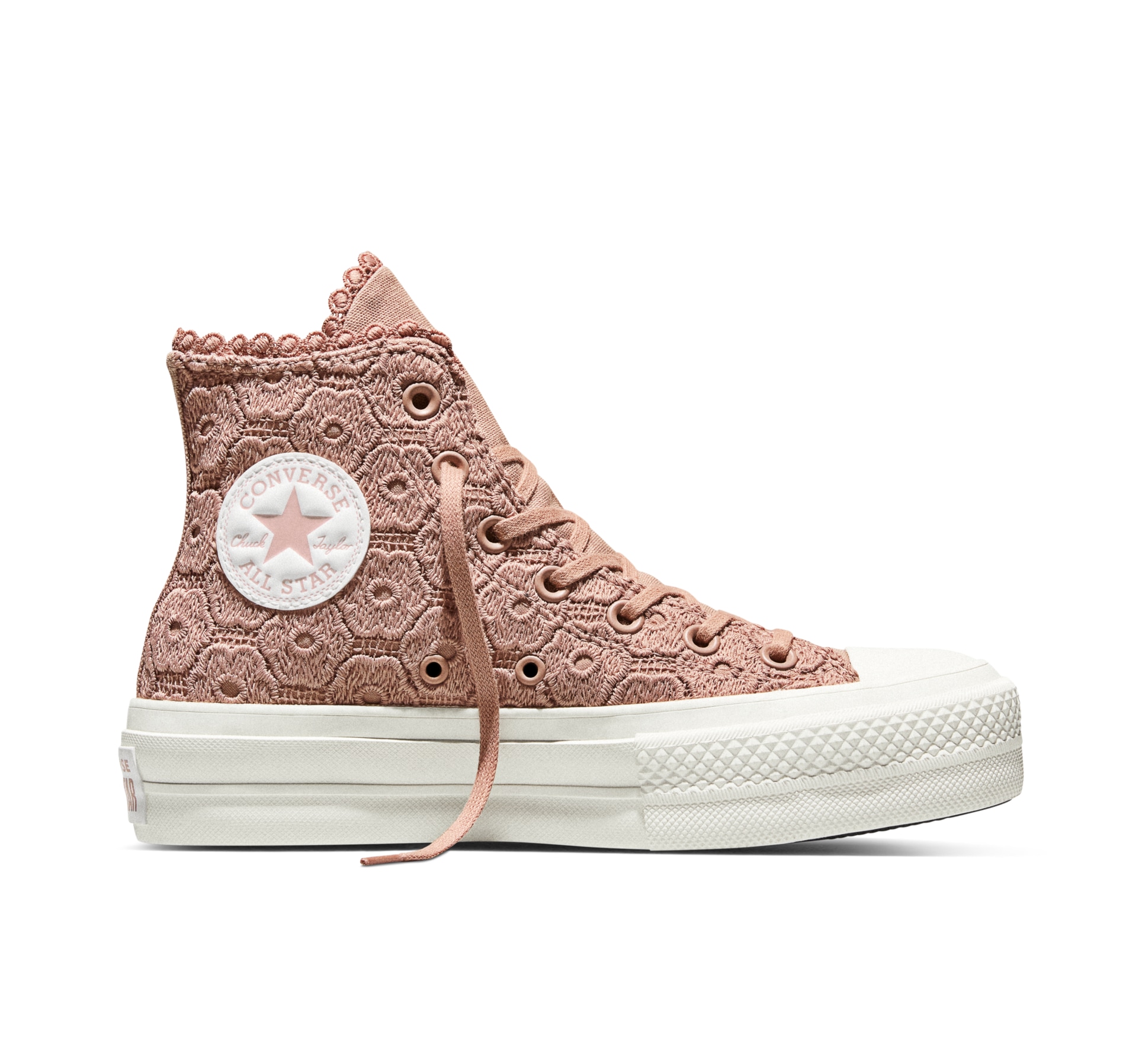 Converse Sneakers »CHUCK TAYLOR ALL STAR LIFT PLATFORM CROCHET«  pour un look sportif au quotidien, style sportif, avec lacets