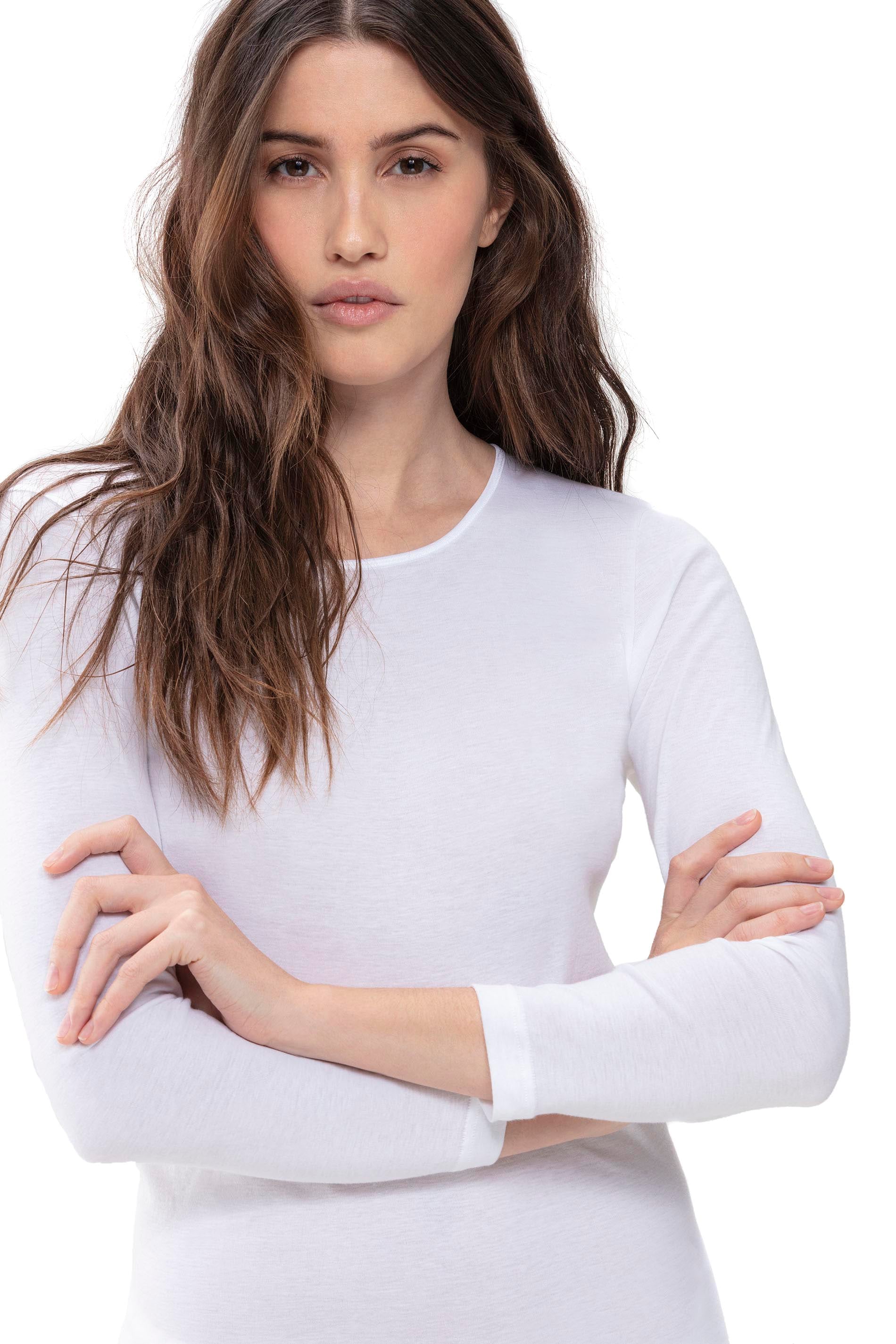 Mey Langarmshirt »Noblesse« Ohne auftragende Seitennähte