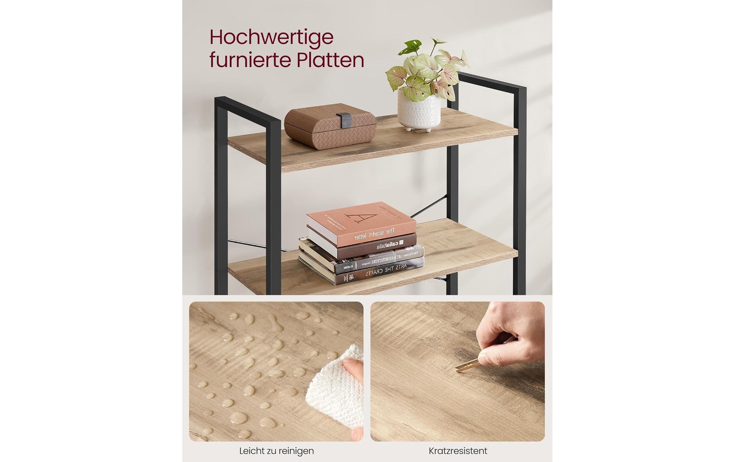 VASAGLE Bücherregal »6-stöckiges Bücherregal«