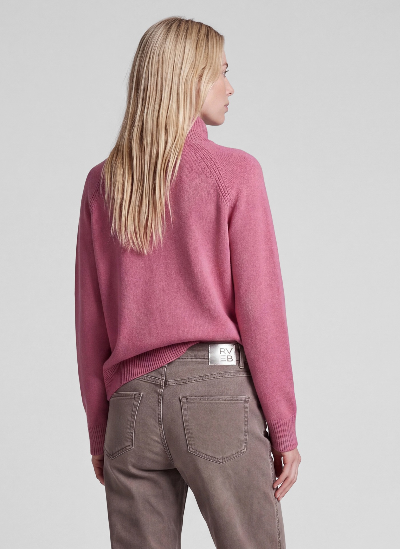 Rabe Pull en tricot mit Stehkragen mit Kordelzug / mit Wolle