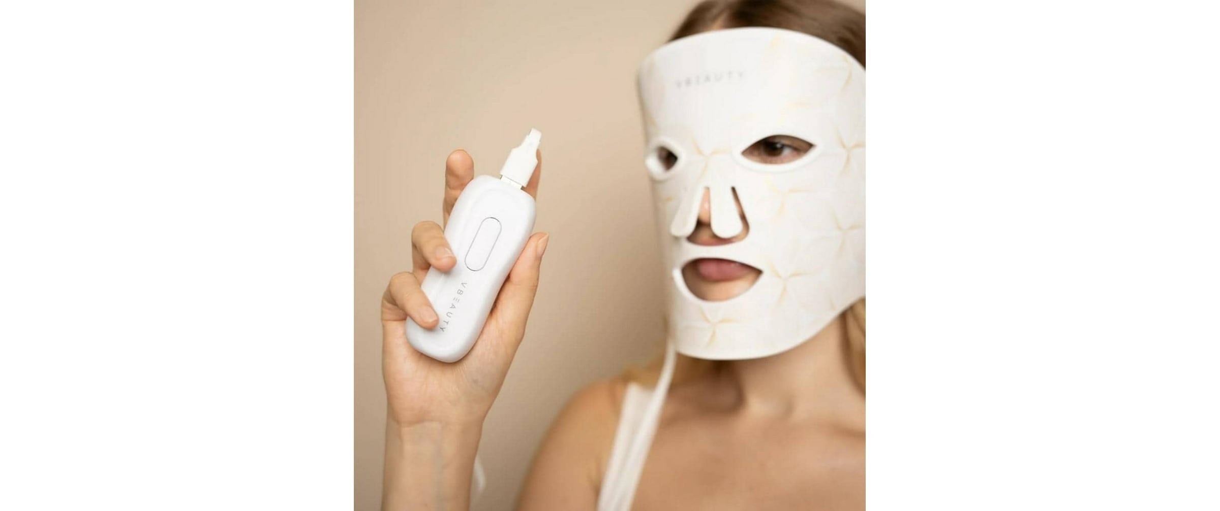   LED-Gesichtsmaske »VBEAUTY GlowAge LED« Sieben verschiedene LED-Lichtfarben für massgeschneiderte Hautpflege