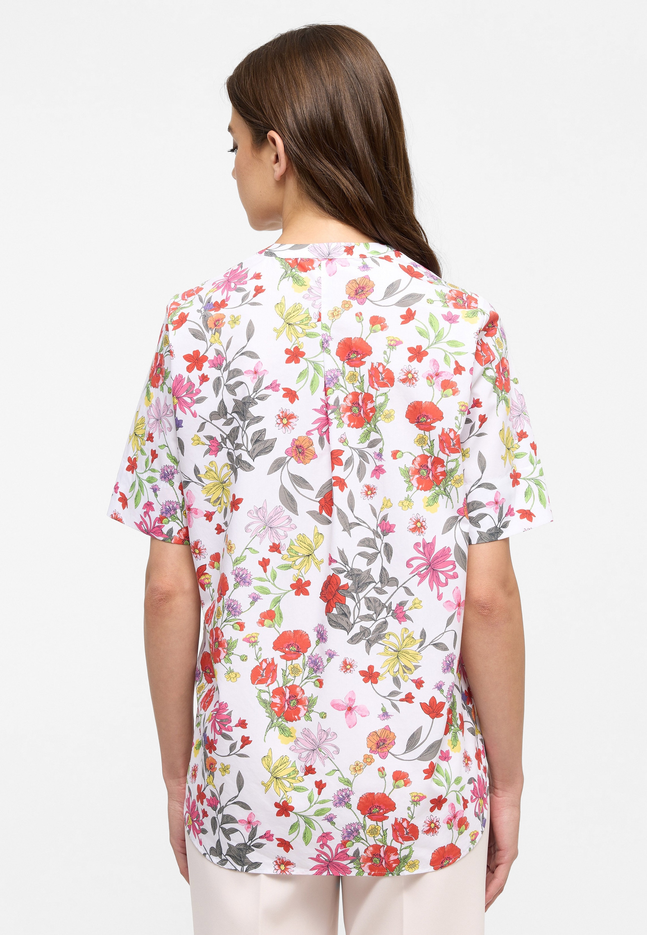 Eterna Chemisier long »LOOSE FIT« EASY IRON (bügelleicht)