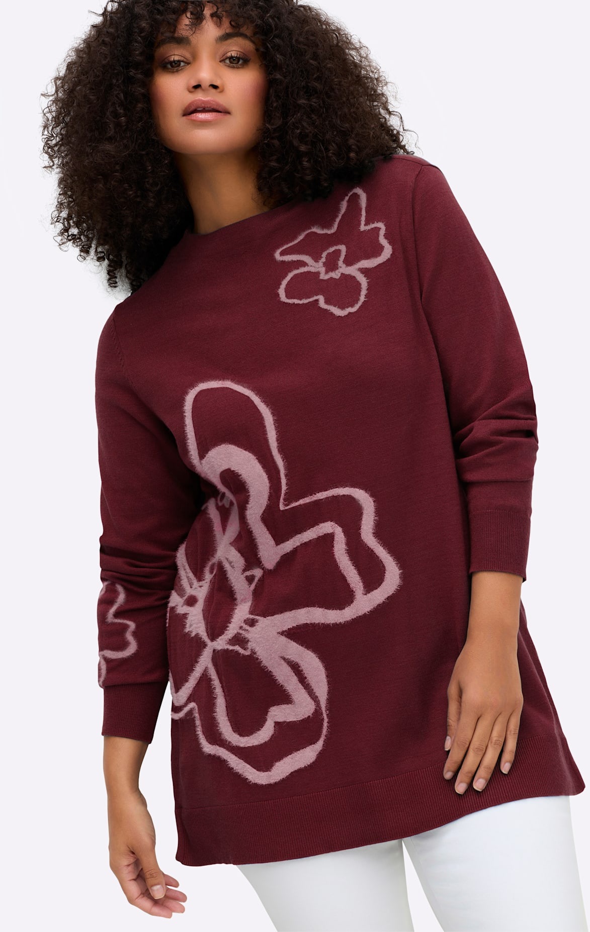 Sheego Pull jacquard »Pullover«