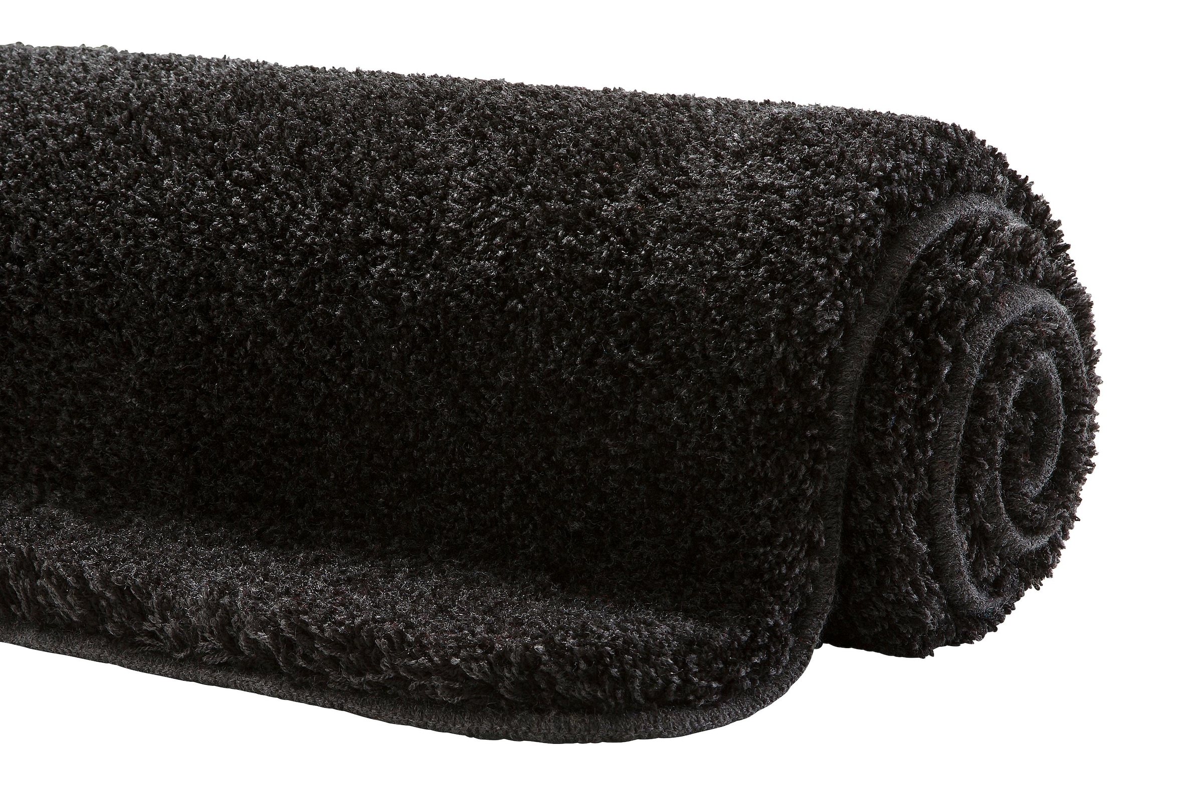 Grund Badematte »Melos, Badvorleger, Badezimmer Teppich, sehr weich« Höhe 27 mm rutschhemmend beschichtet fussbodenheizungsgeeignet melierte Optik, sehr weicher Flor, Melange-Effekt, Made in Europe
