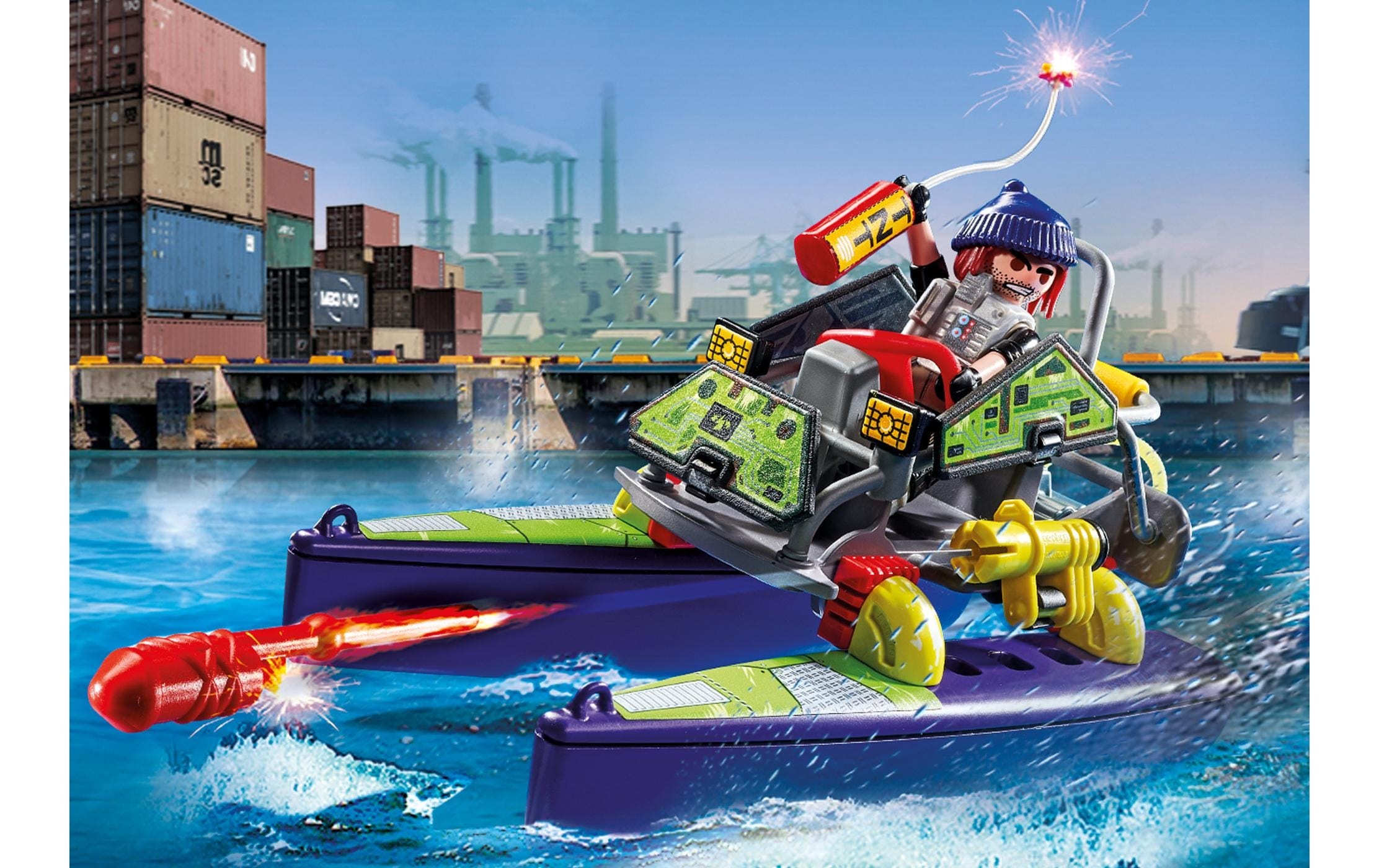 Playmobil® Briques de jeu »City Action SWAT-Multi-Terrain-Quad 71147«