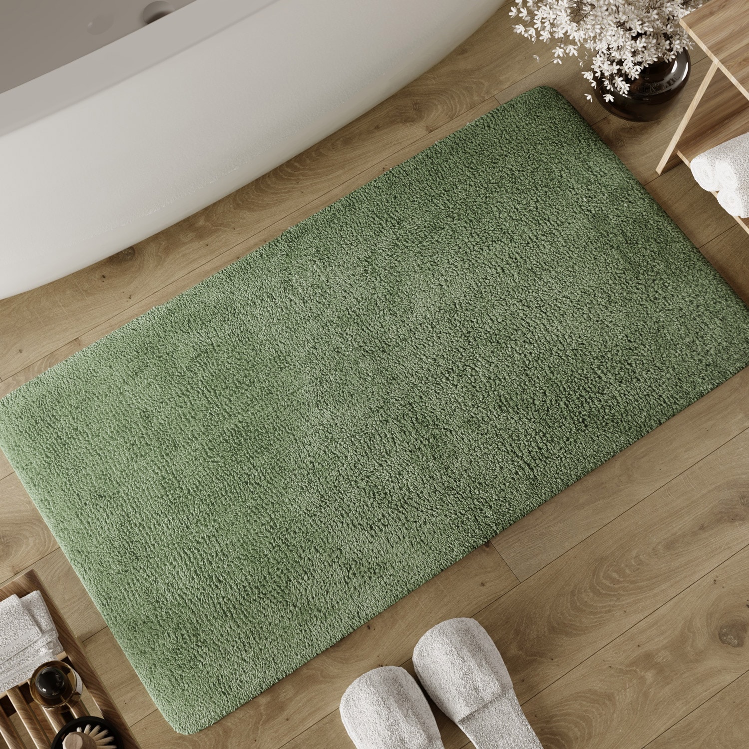 Wecon home Basics Tapis de bain »Erik« Höhe 20 mm waschbar, rutschfest, sehr weich, strapazierfähig, pflegeleicht