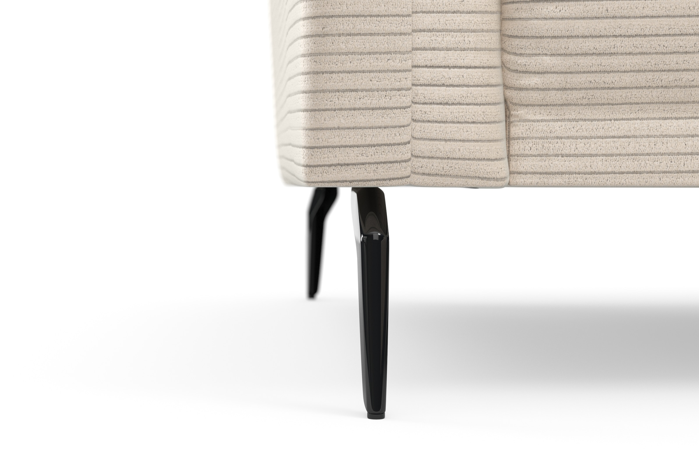 Home affaire Canapé d'angle »Coco L-Form« Sitztiefen-, Arm- und Kopfteilverstellung, Cord-Bezug, Fusshöhe 15 cm