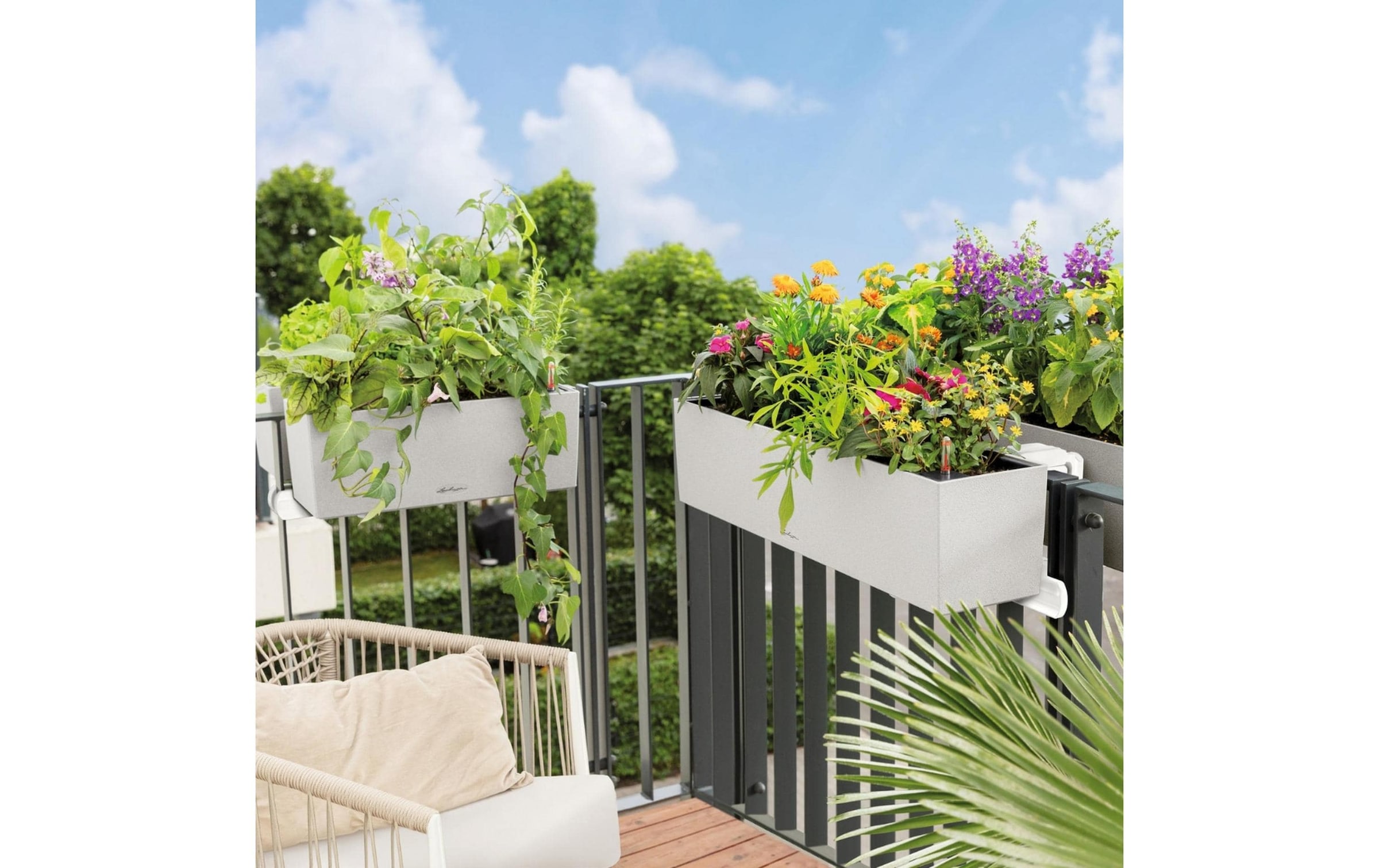   Bac de balcon »Lechuza BALCONERA Stone 40«