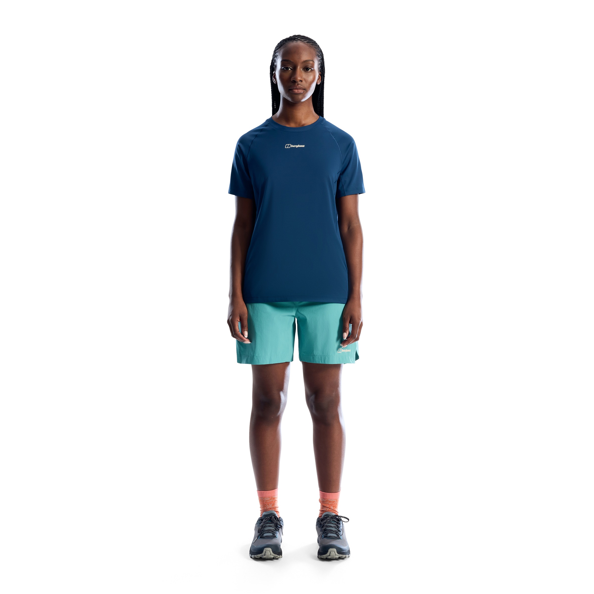 Berghaus T-Shirt »BOWBURN TECH TEE AF« mit Rundhalsausschnitt, Kurzarm, für Sport- und Outdooranlässe