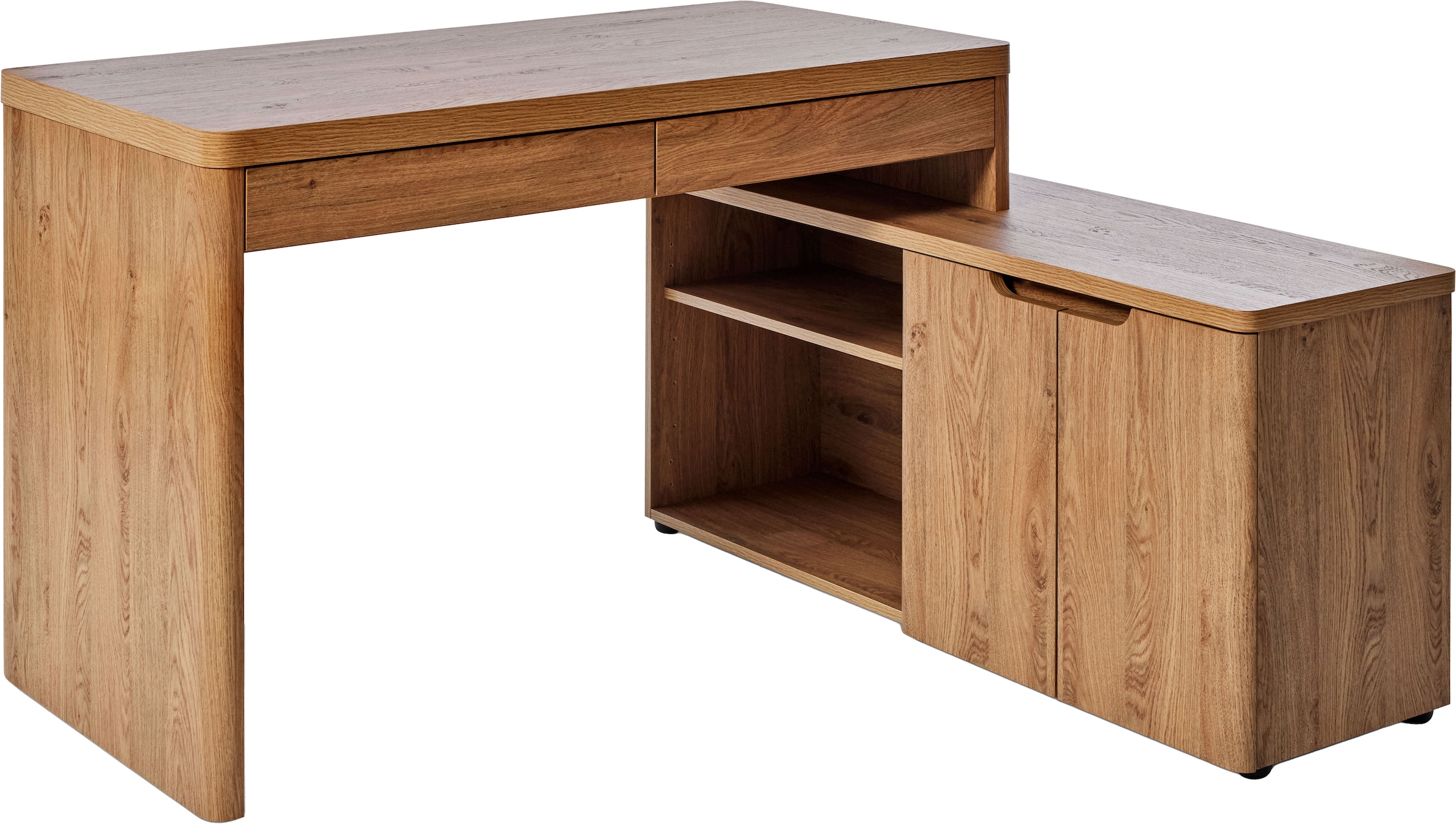Jahnke Eckschreibtisch »LIBRE C 155 E« 1 Stk. tlg. wechselseitig montierbar, Breite ca. 140 cm