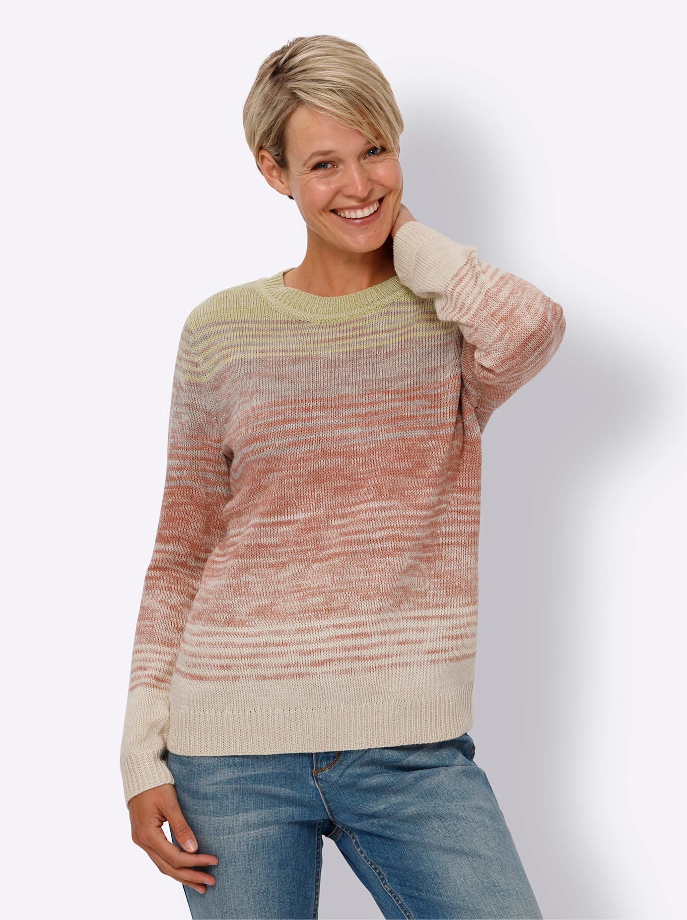 Classic Basics Pull en tricot »Langarm-Pullover«
