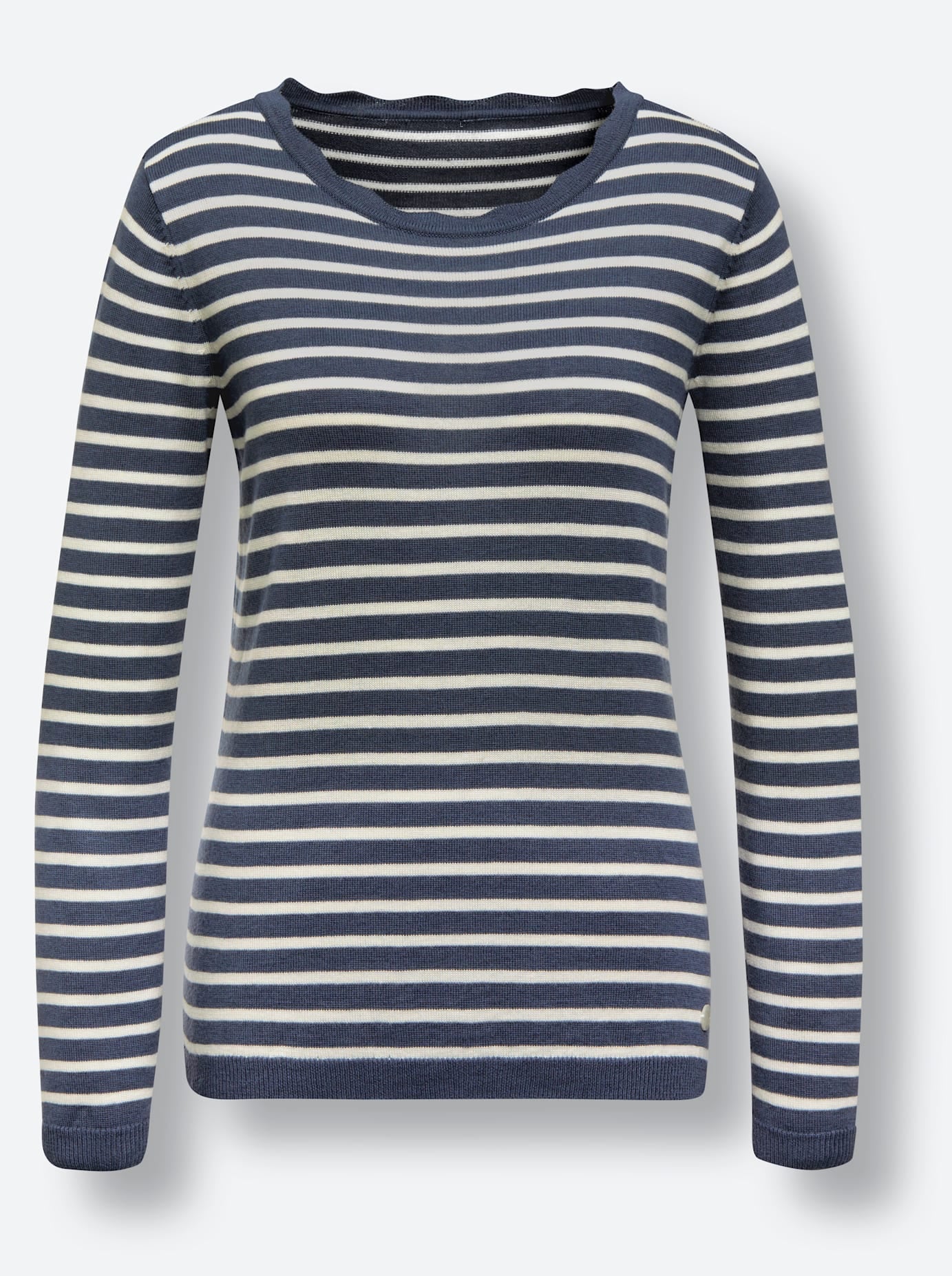 CREATION L PREMIUM Pull en tricot »Viskose-Merino-Pullover«