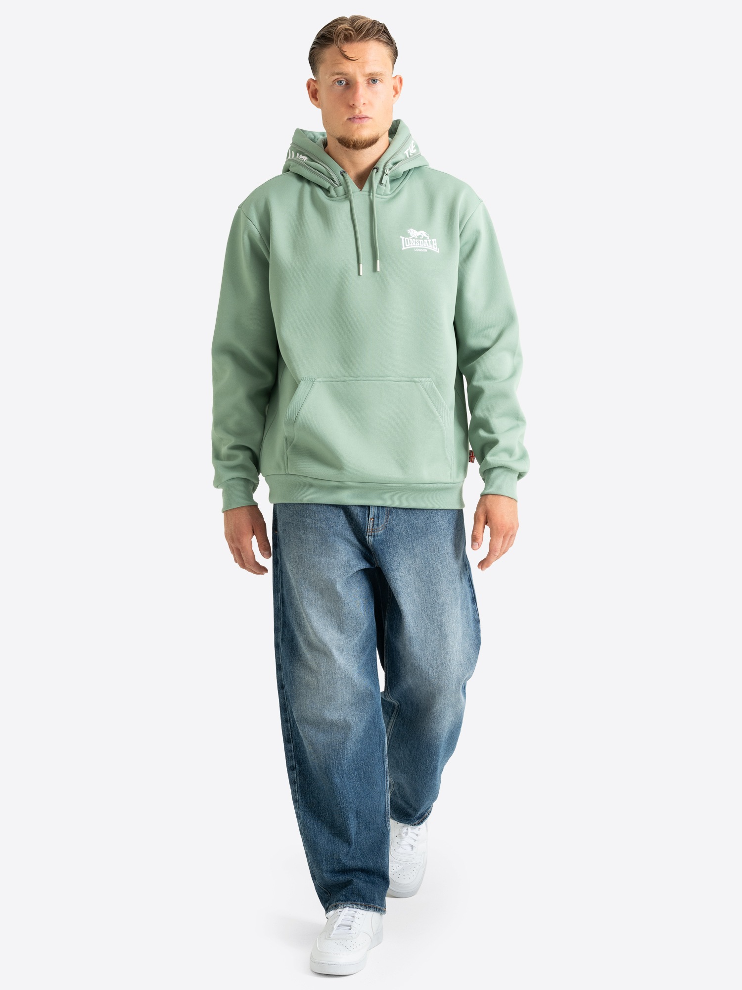 Lonsdale Kapuzensweatshirt »BRODLOVE«, mit Kapuze, Langarm-Design, normale Passform

