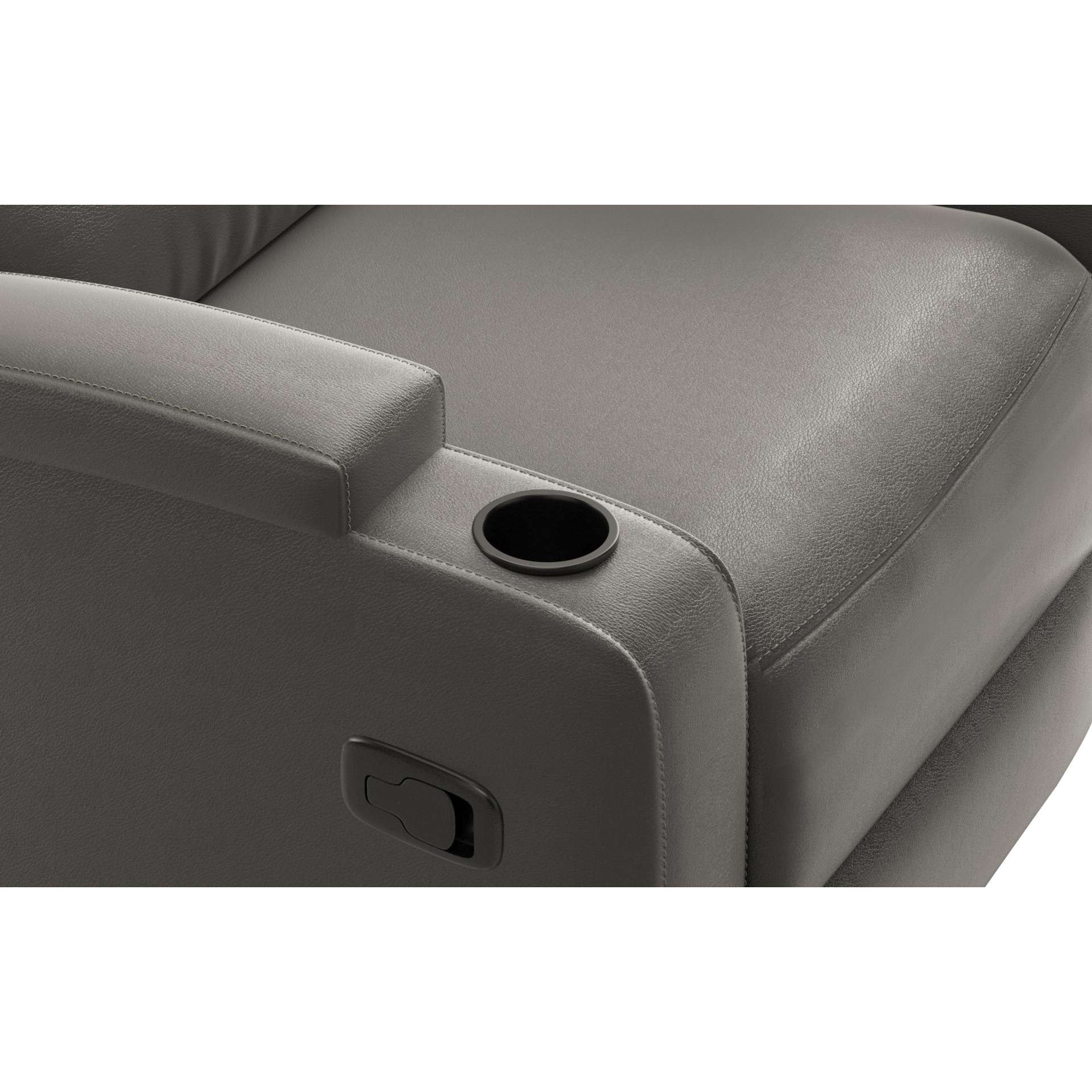 Home affaire Relaxsessel »Napori« TV-Sessel, Kinosessel mit Relaxfunktion in 2 Sitzen, Getränkehalter