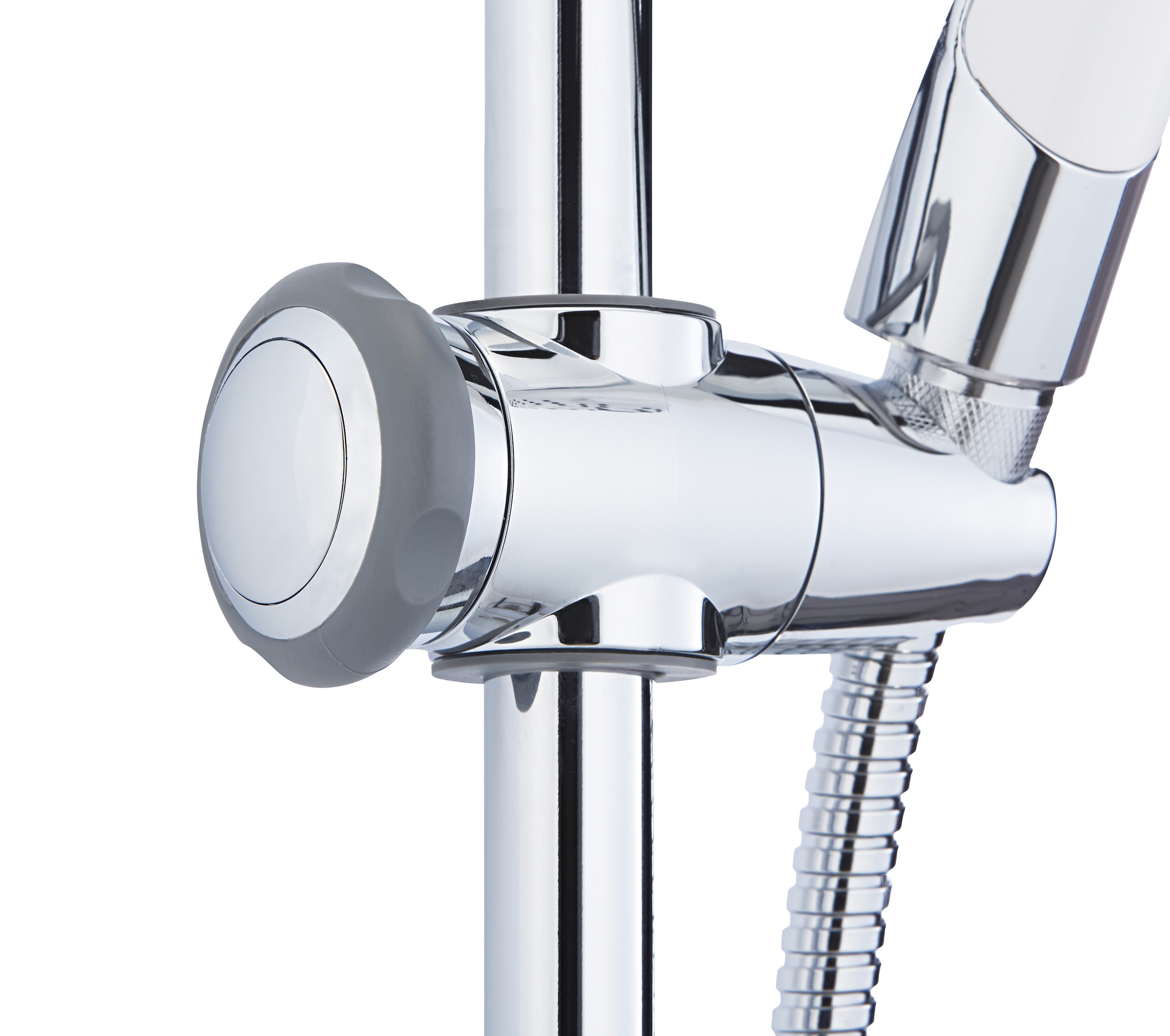 Schütte Brausegarnitur »Teneriffa« Set,  Überkopfbrausset Duschsystem Duschsäule Brauseset Regendusche, Chrom