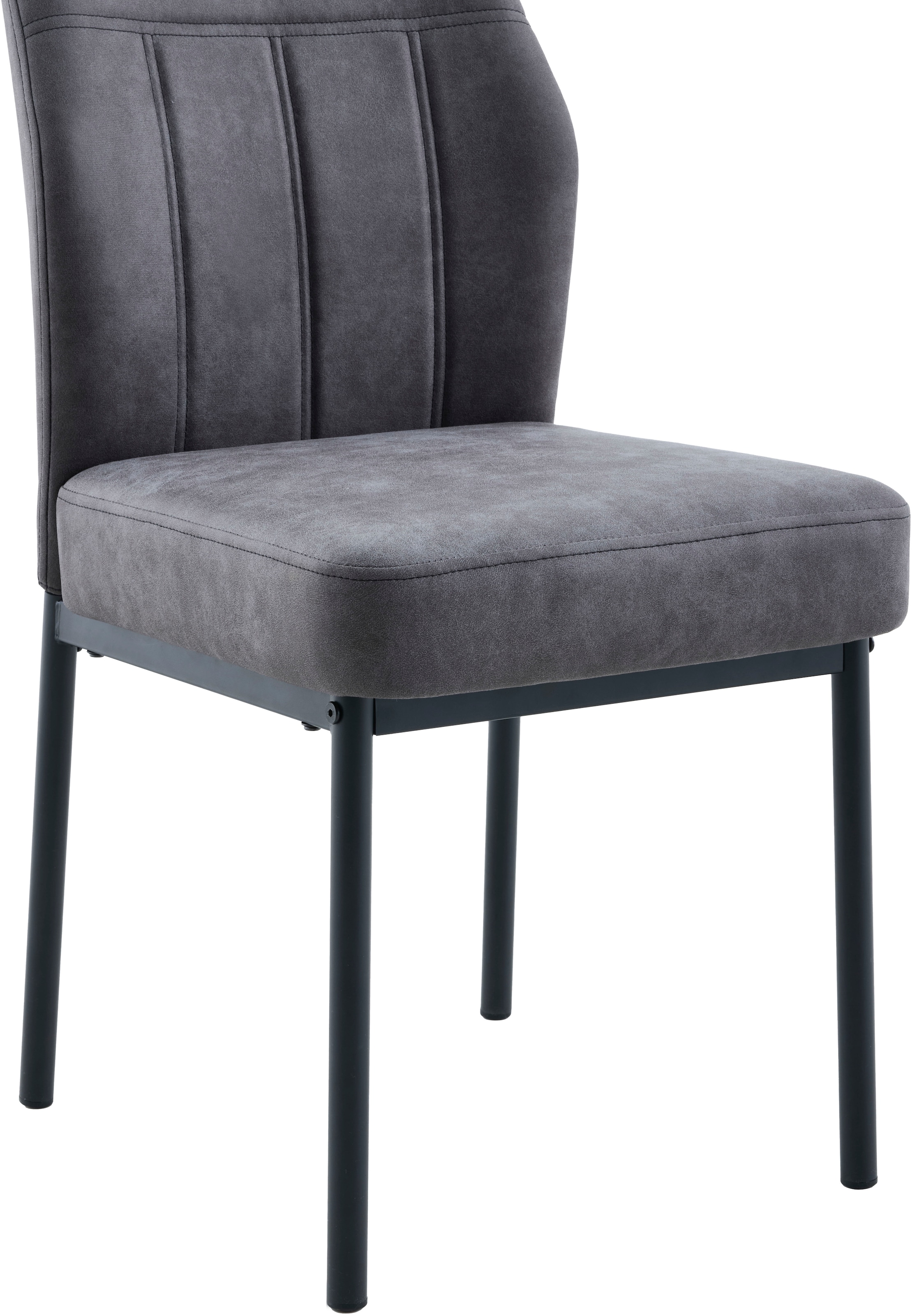 HELA Chaise à 4 pieds »ALMADA« (Ensemble) 2 cuis4-Fuss, Komfortsitz mit Federkorb, Vintage Optik