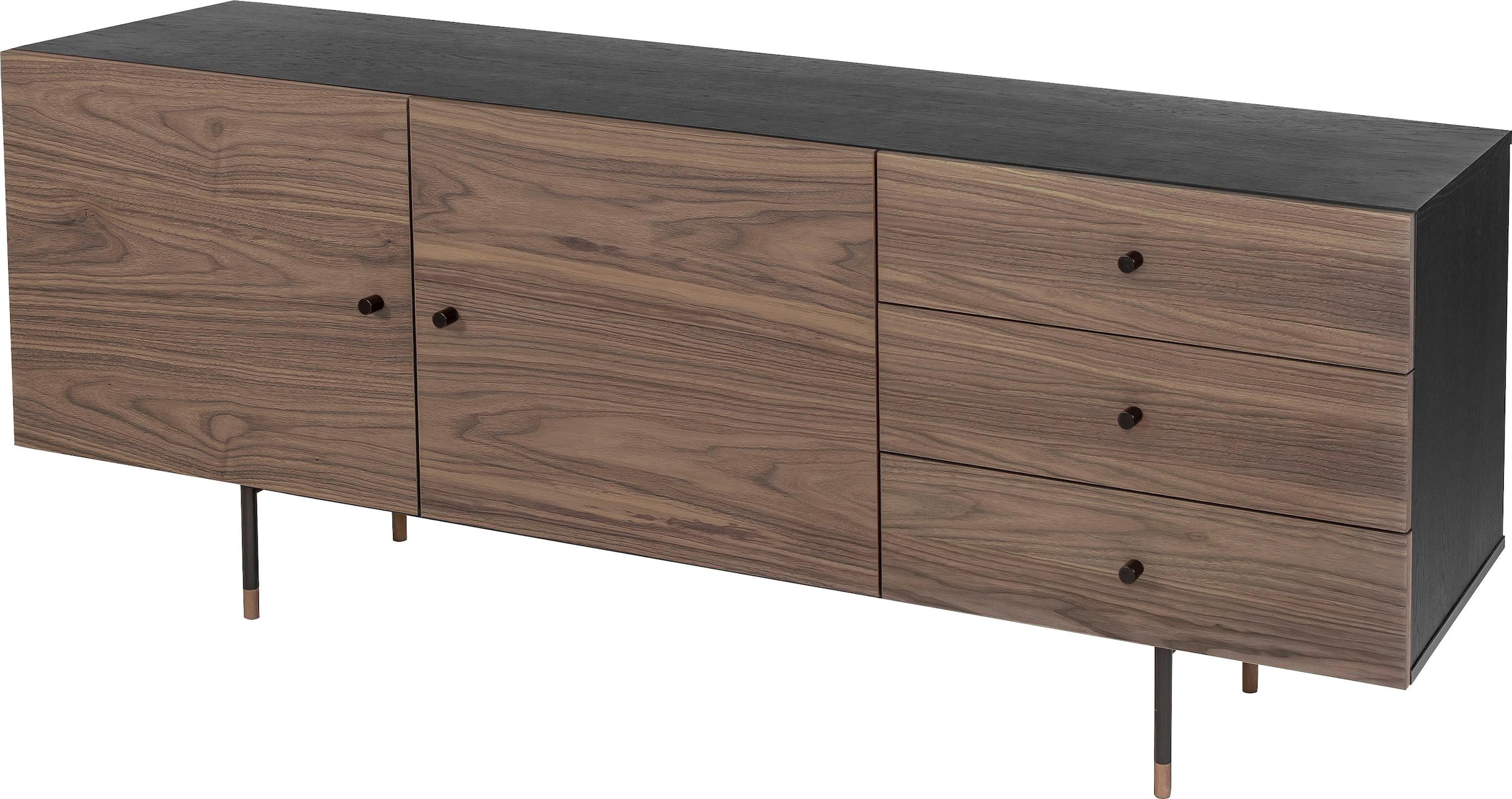 Woodman Sideboard »Jugend Kommode« mit Holzfurnier aus Eiche, Breite 180 cm, FSC®