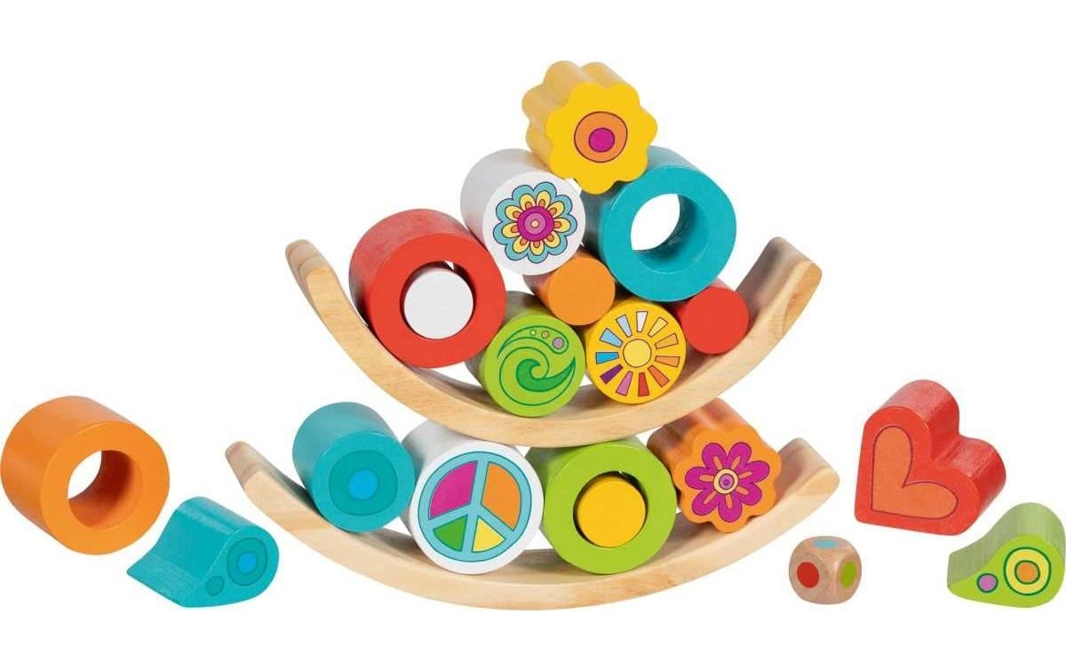 goki Jouets à empiler »Balancierspiel Flowerloop 18 x 3,2 x 19 cm«