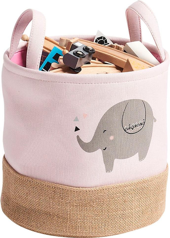 Zeller Present Panier de rangement »Elefant« Motif animal éléphant mignon