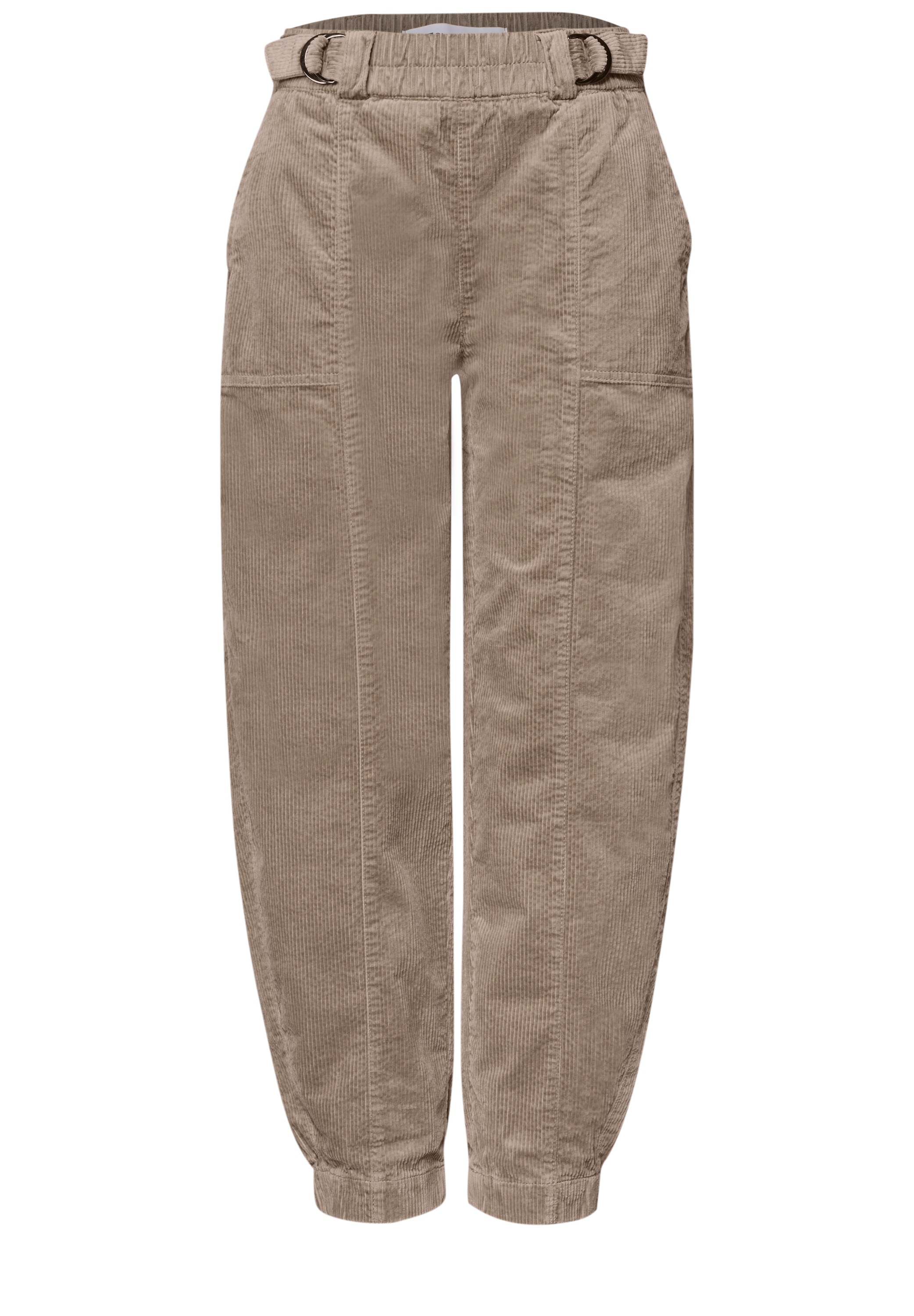 STREET ONE Cordhose »Style Karlie«  mit Barrel Leg / Gummizug