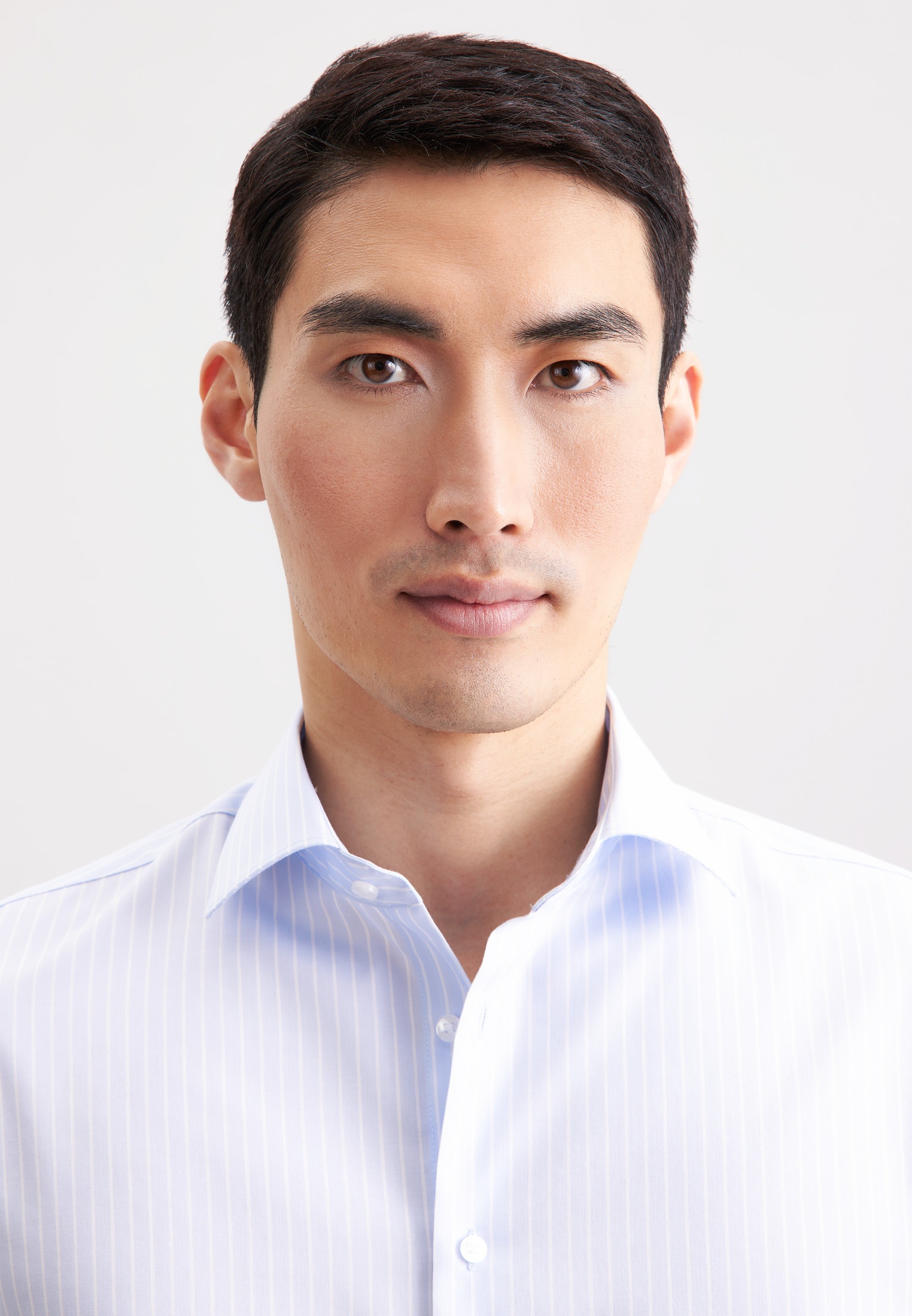 seidensticker Businesshemd »Schwarze Rose« Shaped 1/1 Kentkragen Gestreift