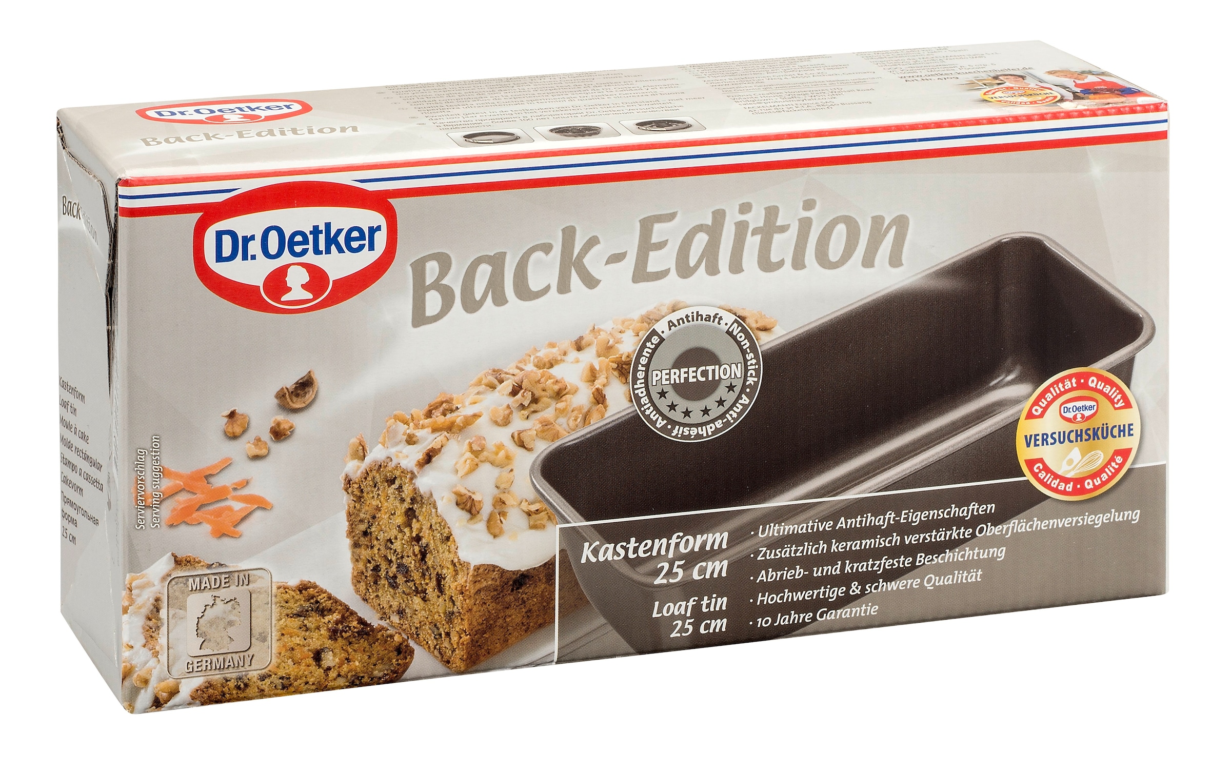 Dr. Oetker Küchenhelfer Kastenform »Back-Edition, für Brot und Backkreationen« mit Antihaft-Beschichtung, hitzebeständig bis 230°C