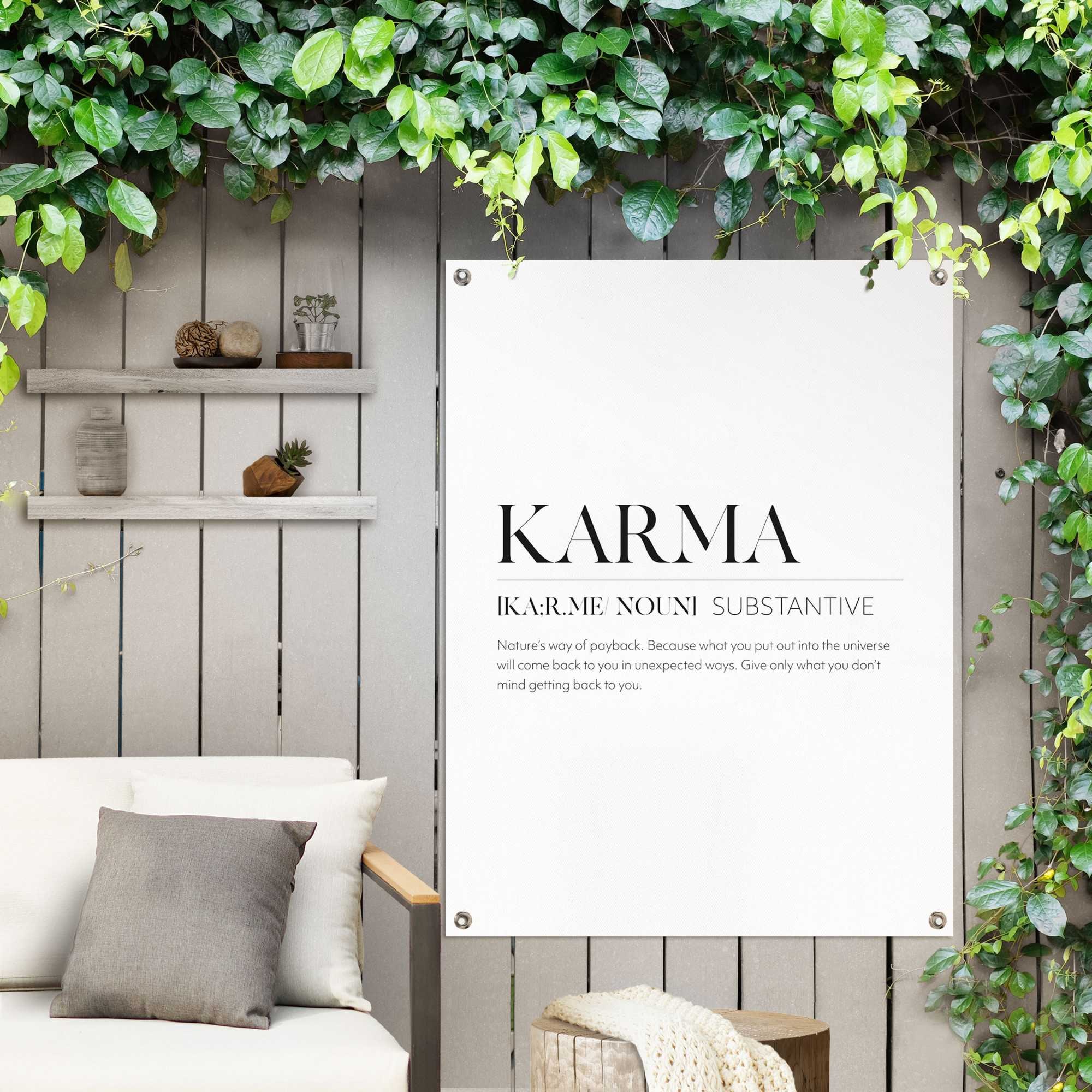 Reinders! Poster »Karma« Outdoor für Garten oder Balkon