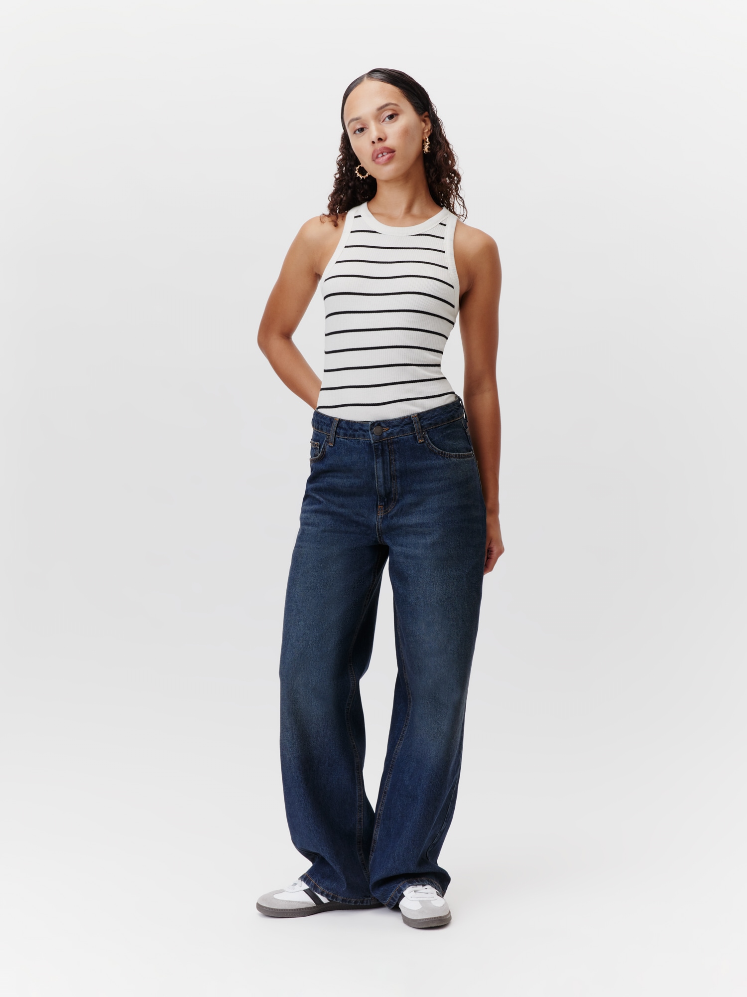 LeGer Débardeur »Blanca, LeGer by Lena Gercke« mit Rippstruktur, slim fit