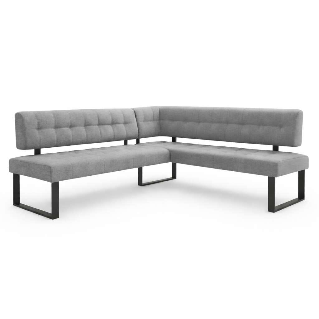 Home affaire Ensemble de bancs d'angle »Mia Essecke, Sitzgruppe, Eckbankgruppe, Küchenbankgruppe« Set, 4er, 4 tlg. Eckbank mit Wellenfederung; Tisch in Eiche massiv