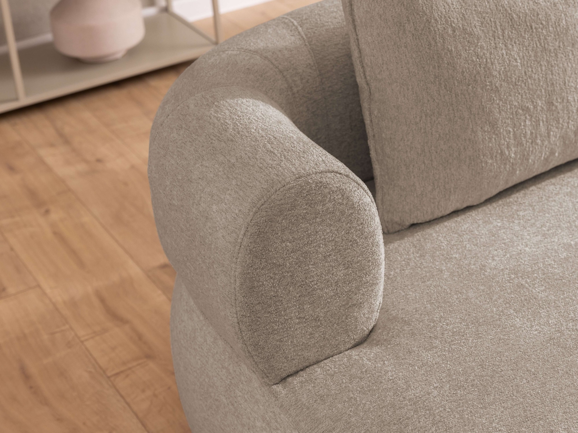 Home affaire XXL-Sessel »LUSSAC Loveseat extra tief, grosse Sitzfläche, Masse B/T/H: 123/158/78cm« hoher Sitzkomfort und modernes Design, Sofa ohne Bettfunktion