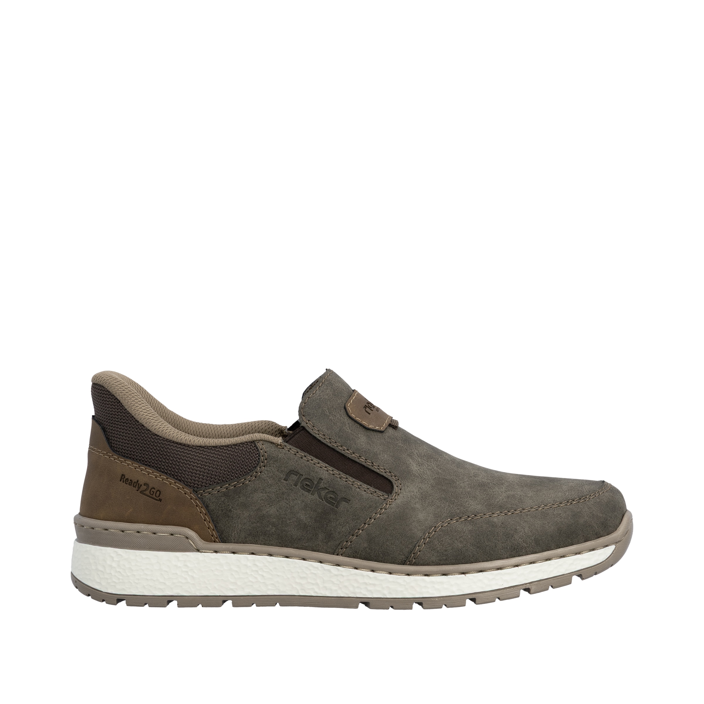 Rieker Slipper »Ready2GO«  chaussure à enfiler, chaussure basse, sneaker slip-on avec inserts stretch