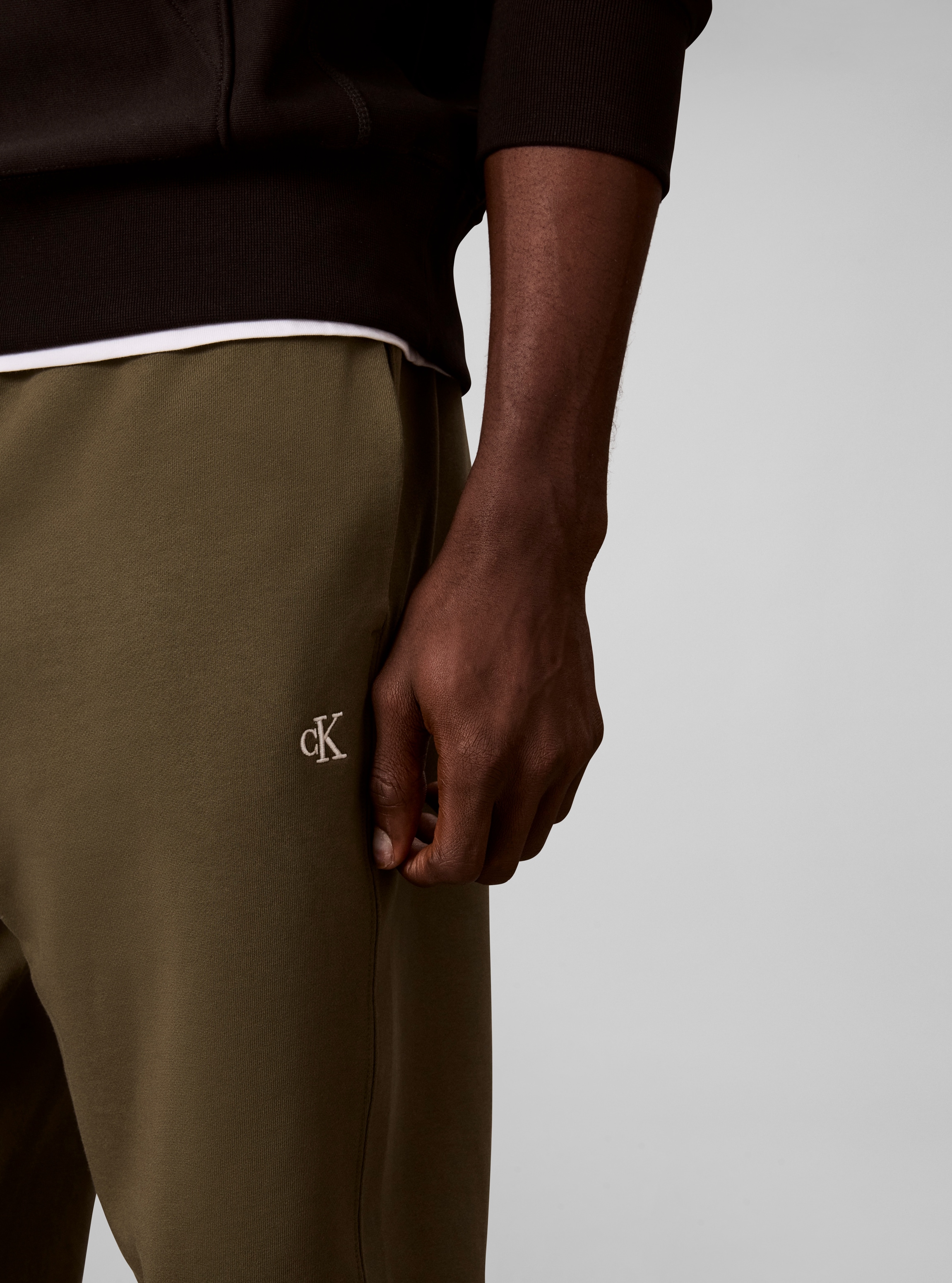 Calvin Klein Pantalon sweat »EU 350TERRY MONOGRAM JOGGER«  coupe régulière